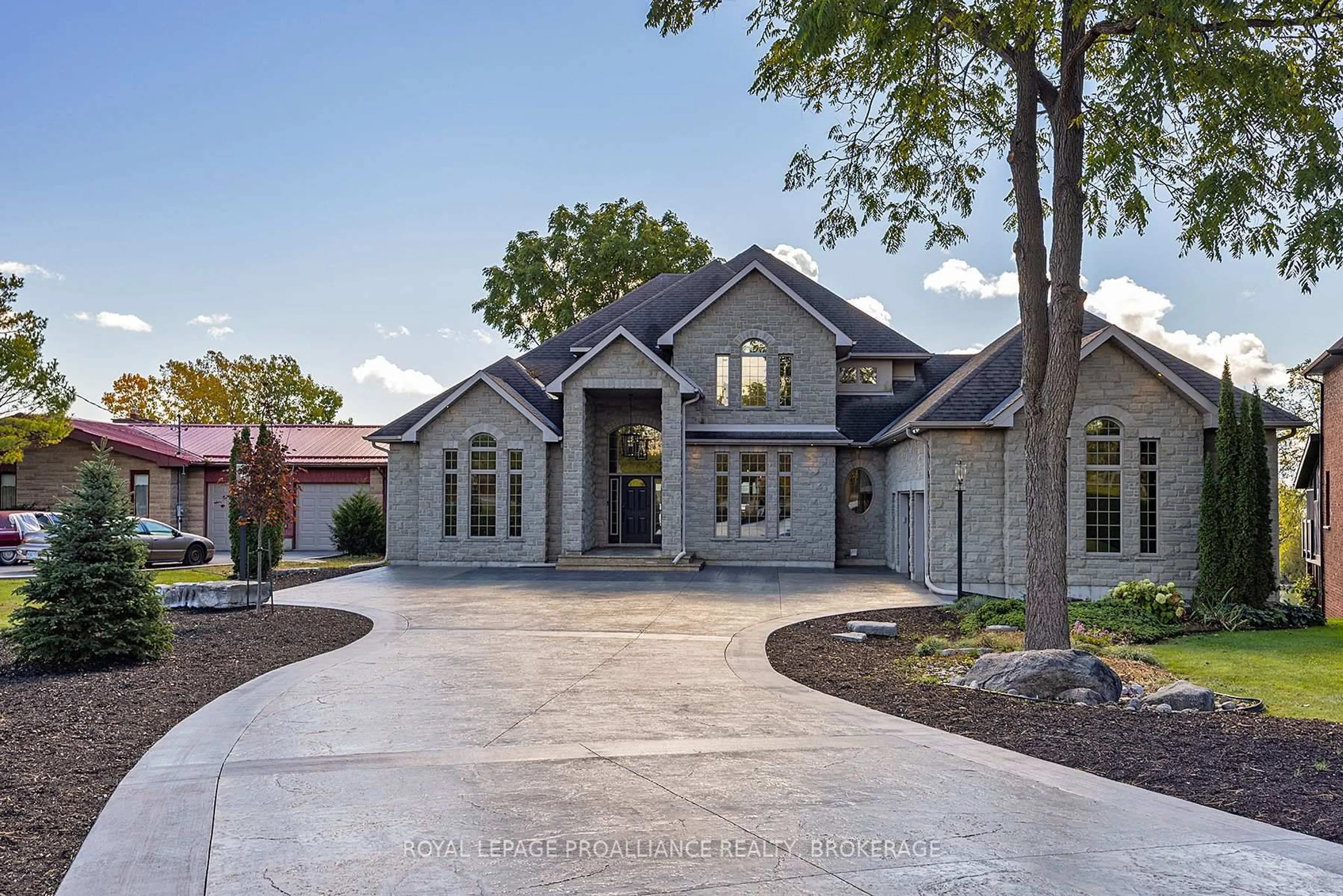 Home with brick exterior material, street for 4744 Bath Rd, Bath Ontario K0H 1G0