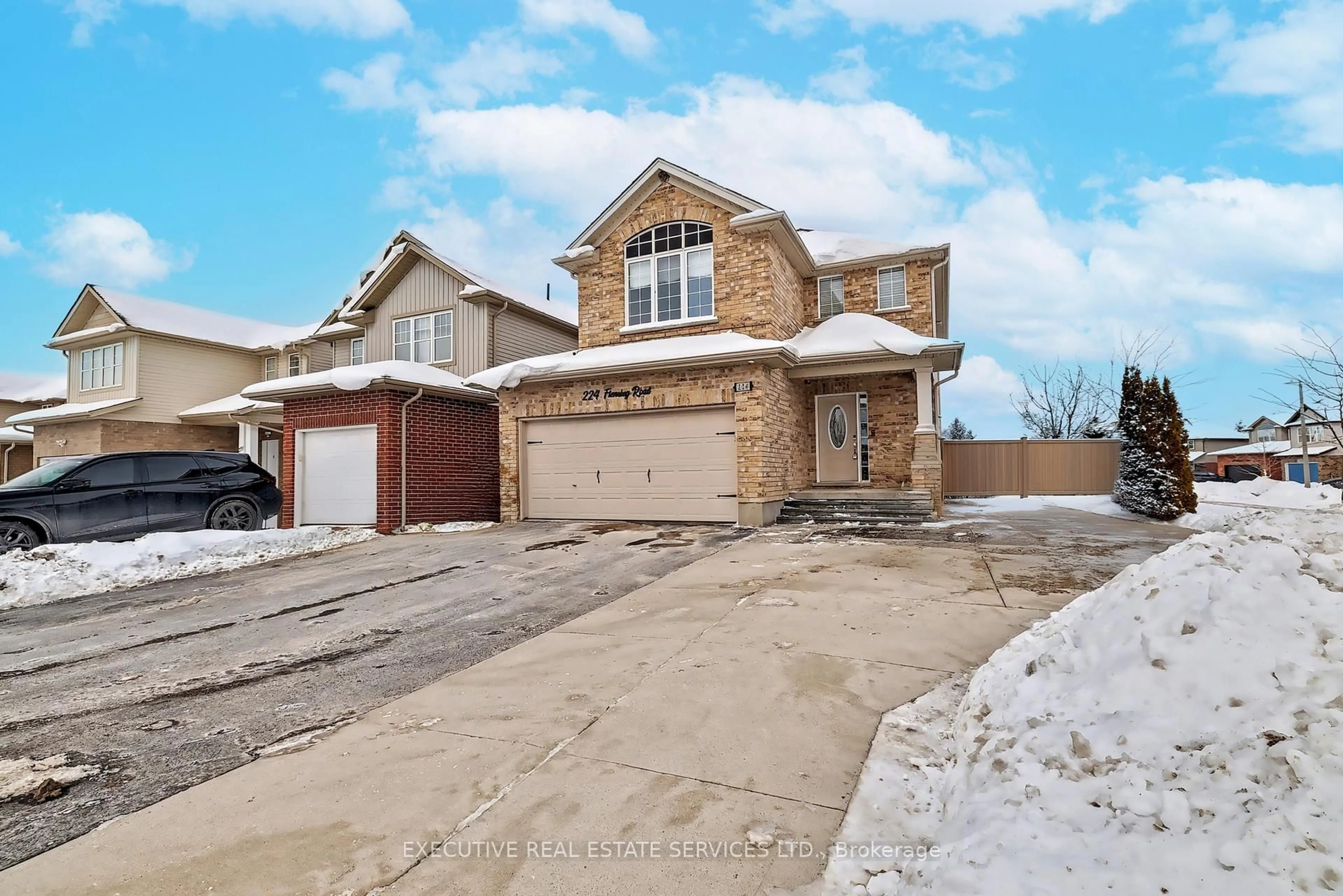 Home with brick exterior material, street for 224 Fleming Rd, Guelph Ontario N1E 0K7