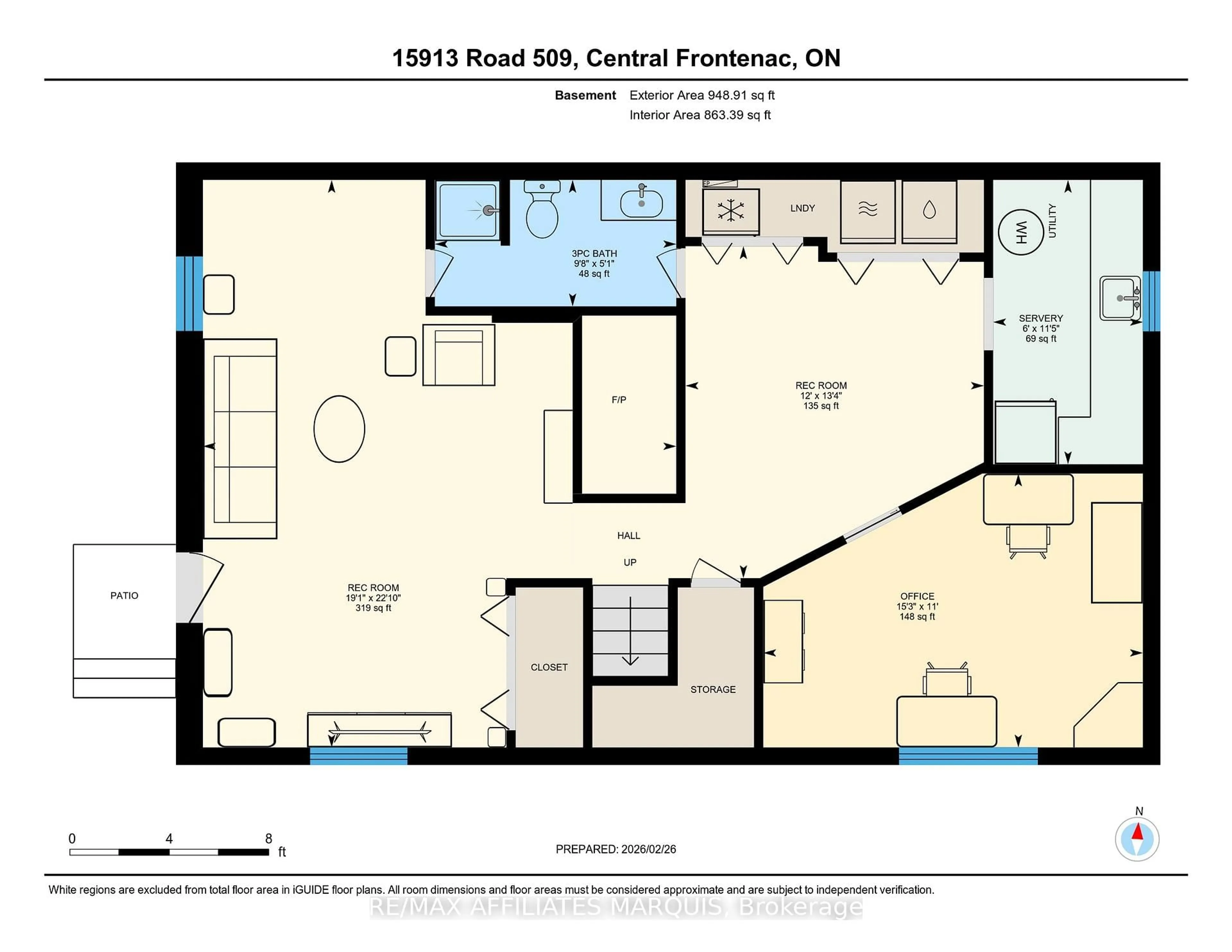 Floor plan for 15913 509 Rd, Clarendon Station Ontario K0H 1J0