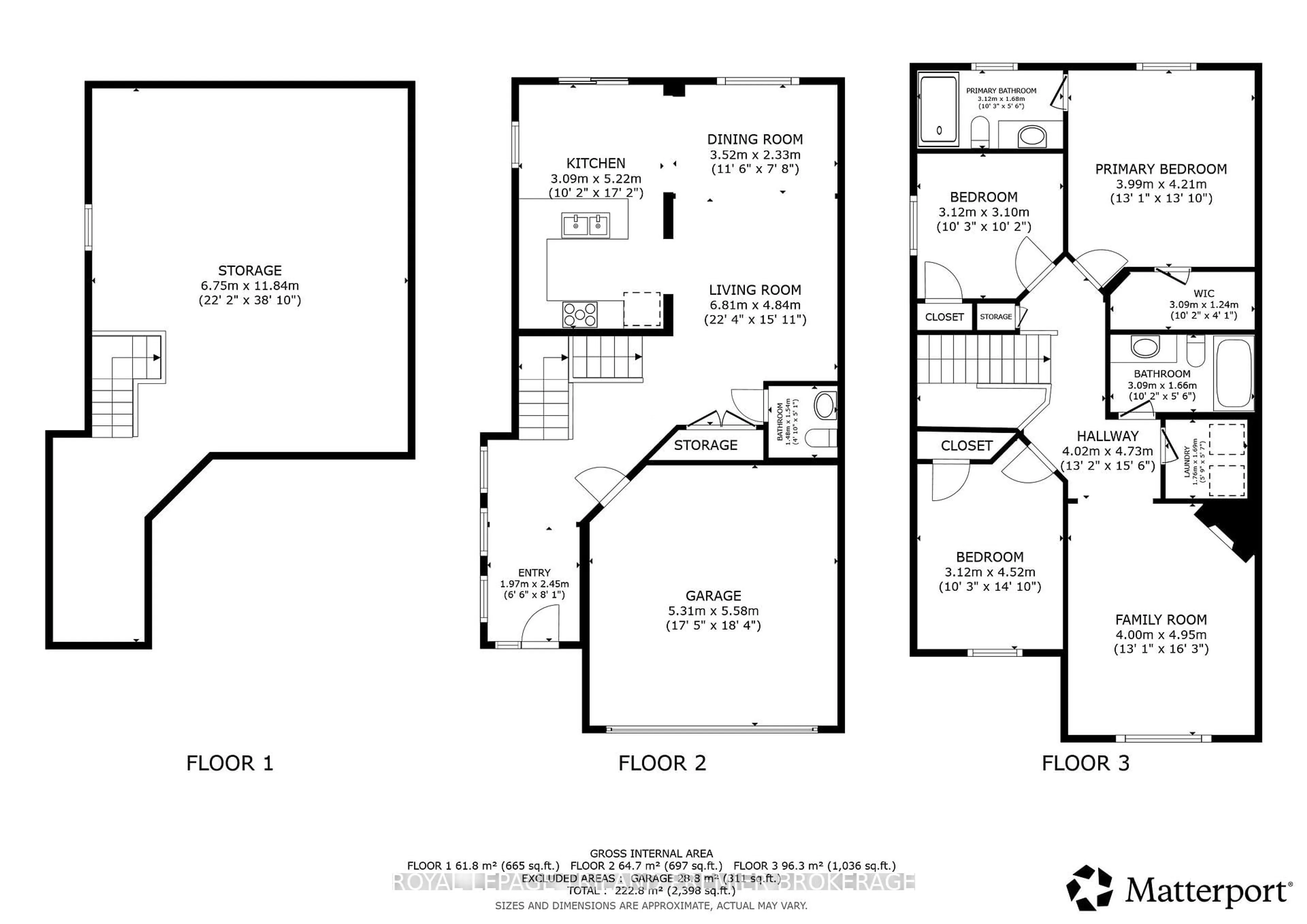 Floor plan for 492 Sunnystone Rd, London North Ontario N5X 4R5