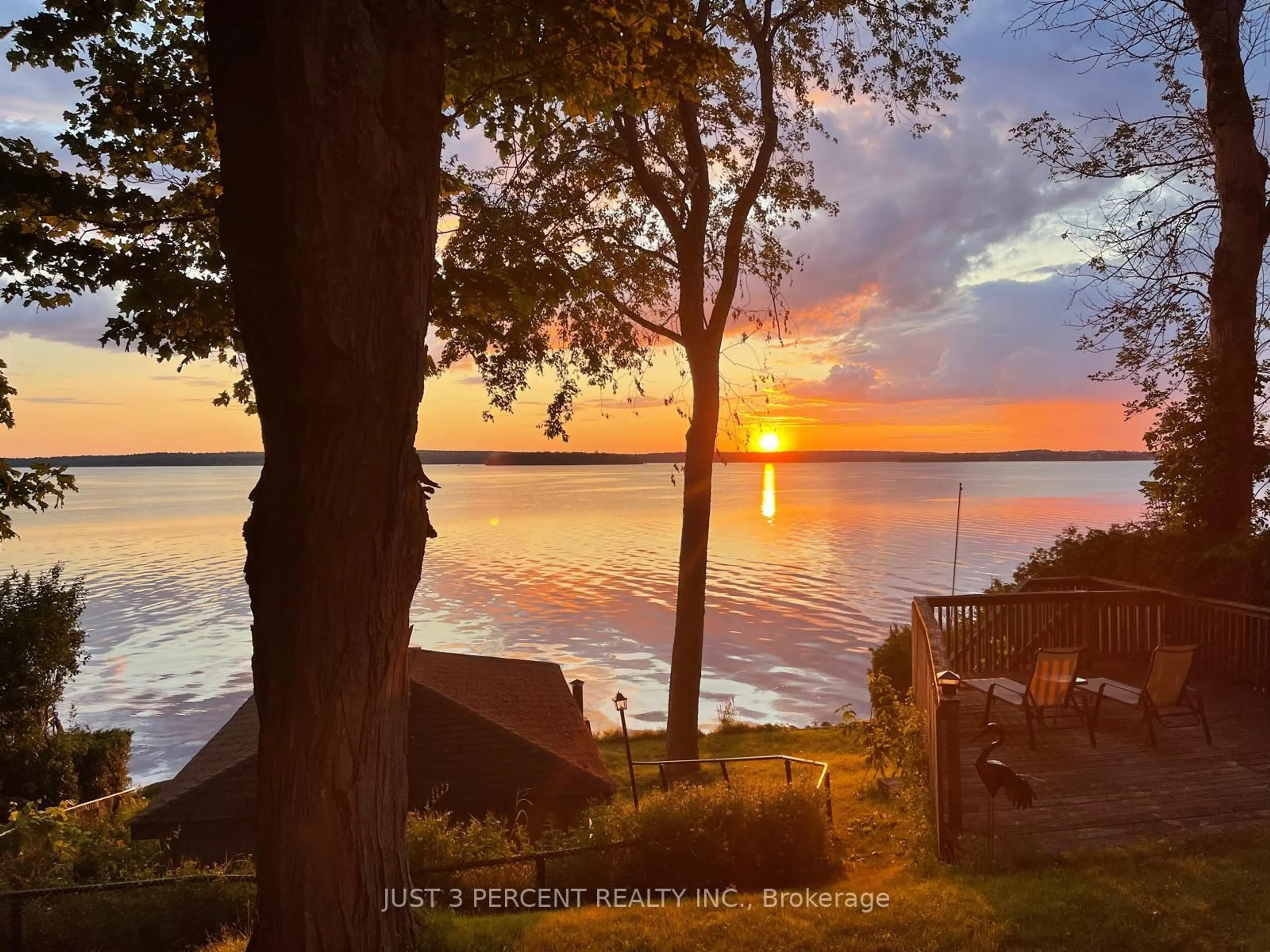 Patio, water/lake/river/ocean view for 6060 Curtis Point Rd #3, Alnwick/Haldimand Ontario K0K 2X0