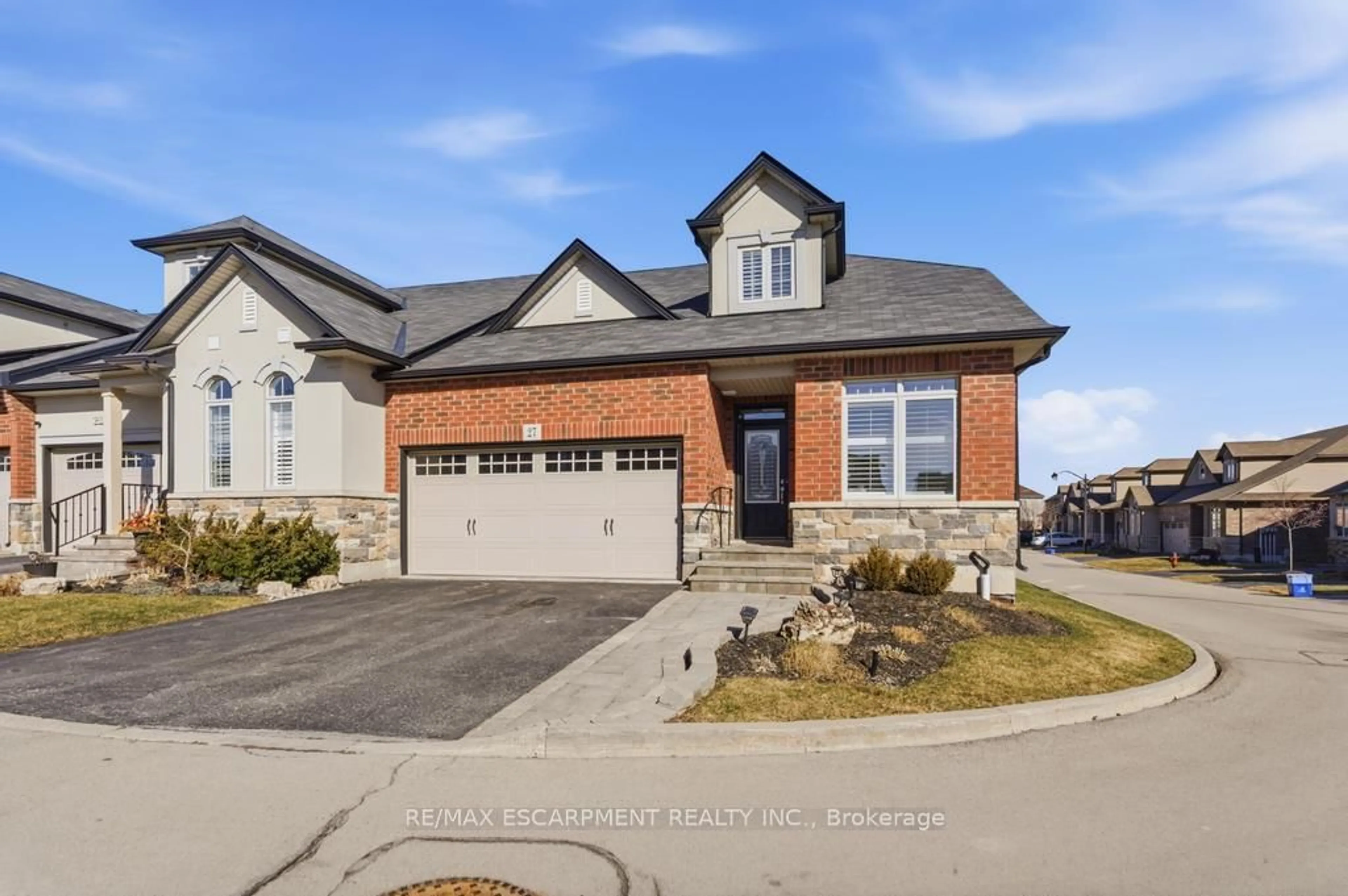 Home with brick exterior material, street for 53 REDFERN Ave #27, Hamilton Ontario L9C 0E2