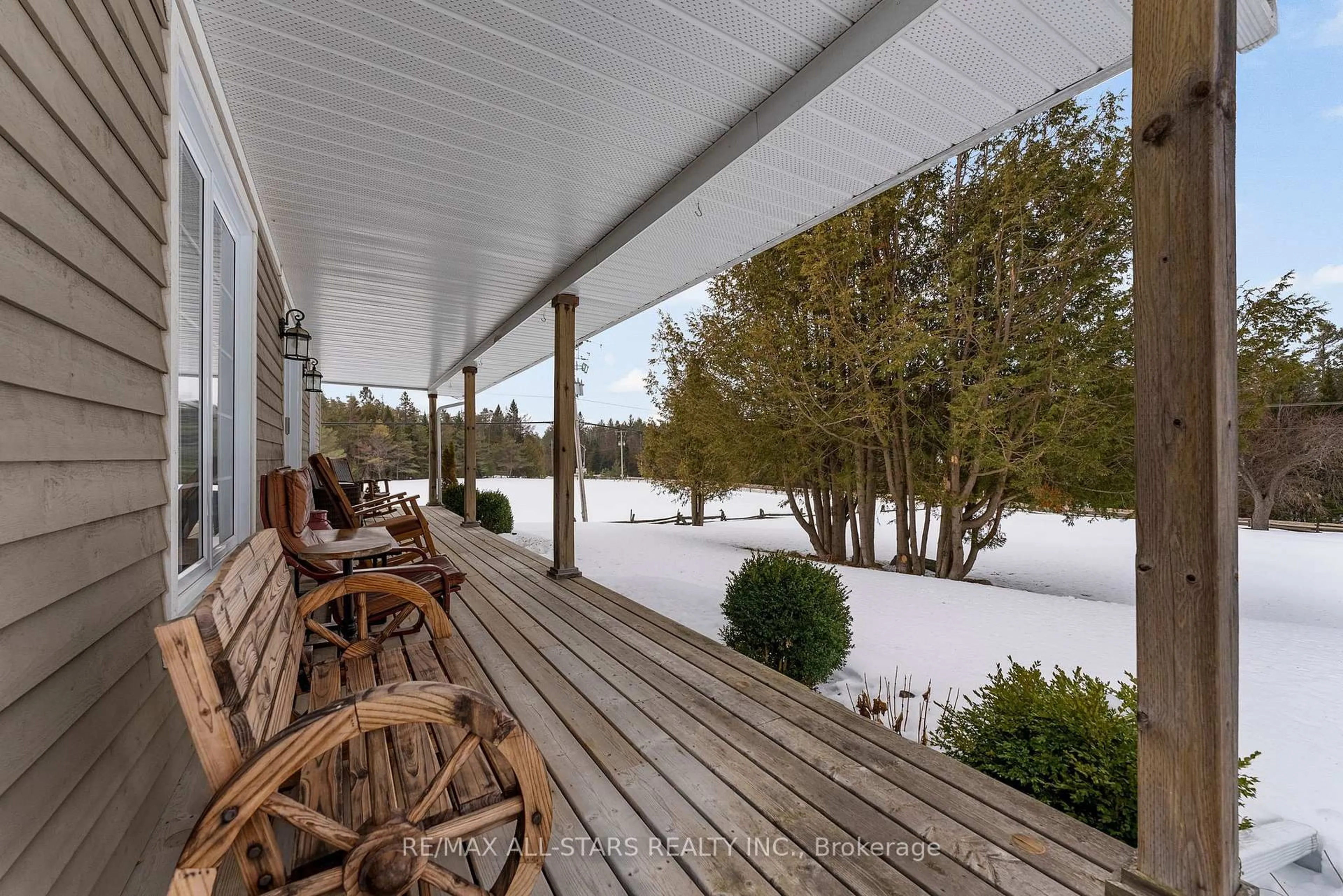 Patio, water/lake/river/ocean view for 3580 County Rd 121 Rd, Trent Lakes Ontario K0M 2A0