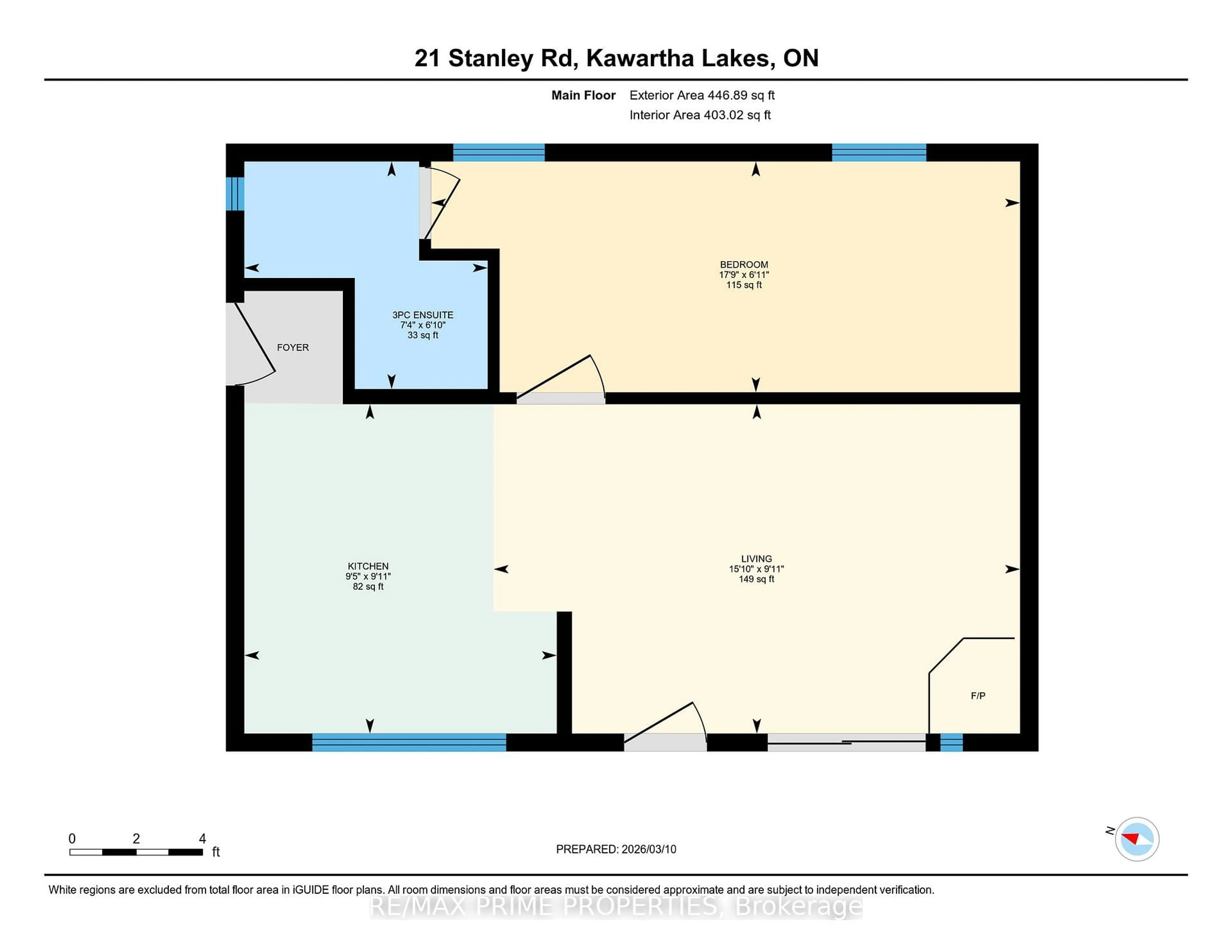 Floor plan for 21 Stanley Rd, Kawartha Lakes Ontario K0M 2T0