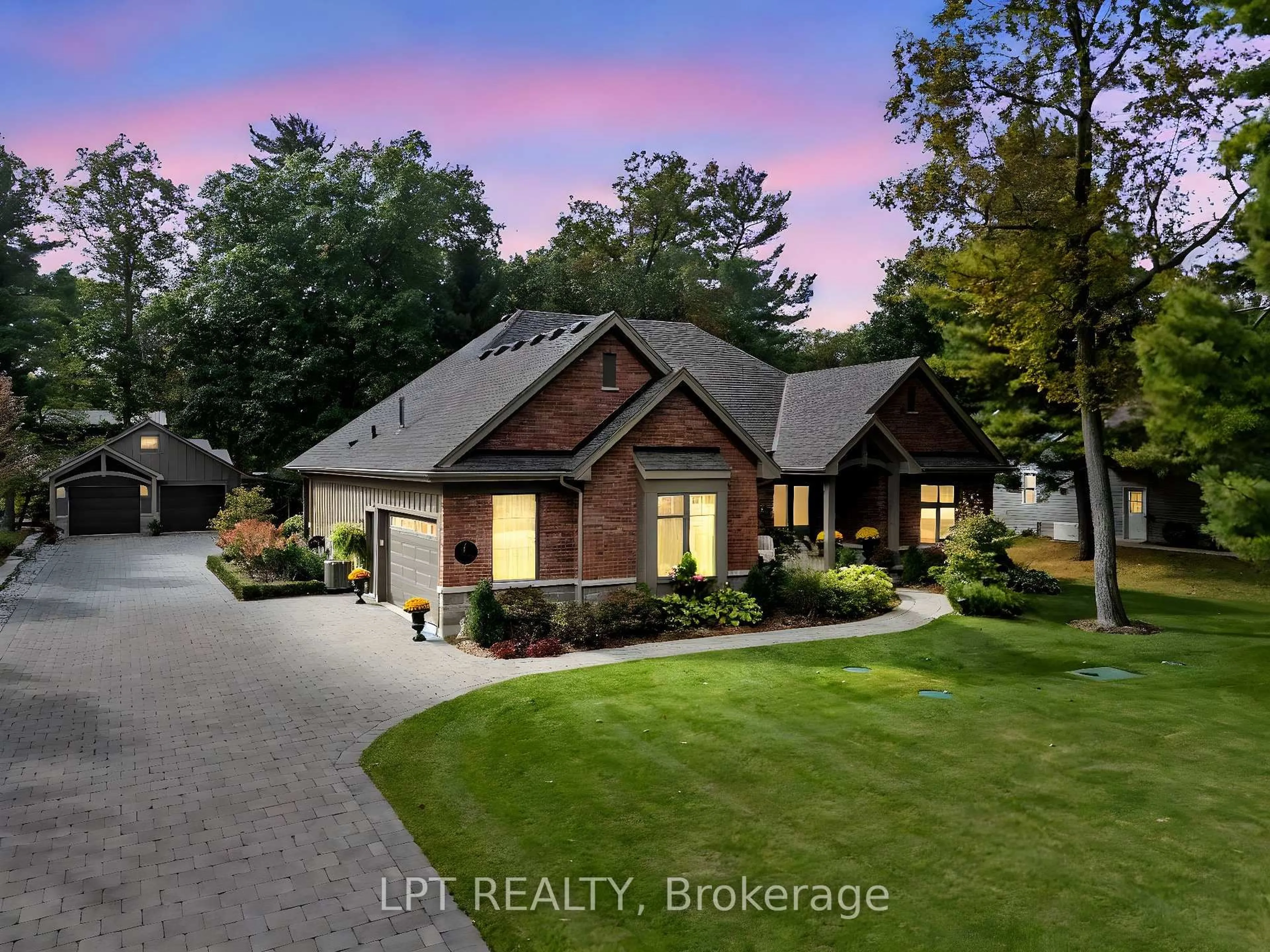 Home with brick exterior material, street for 10007 Jenna Rd, Lambton Shores Ontario N0M 1T0