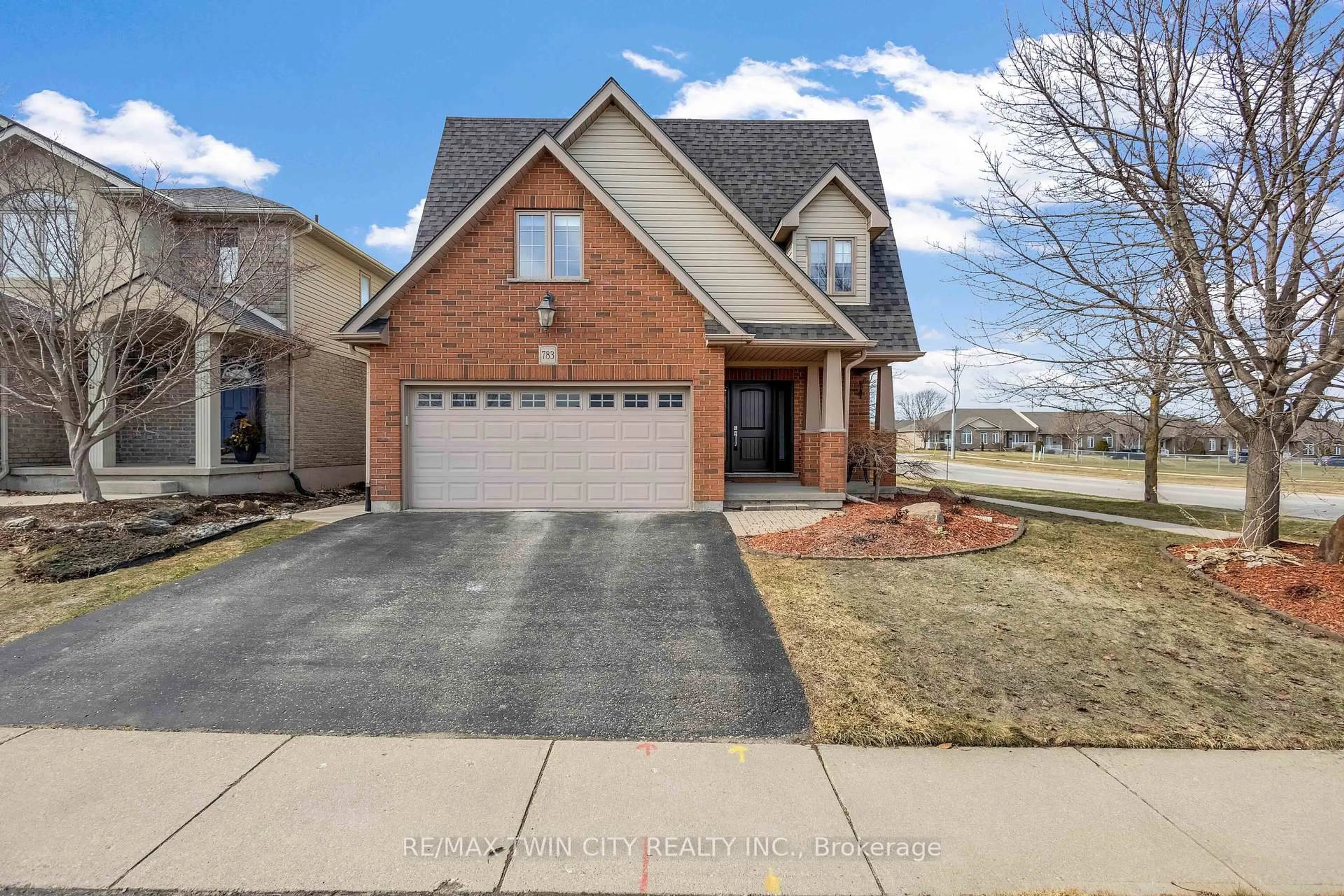 Home with brick exterior material, street for 783 Stonegate Dr, Woodstock Ontario N4V 1H5
