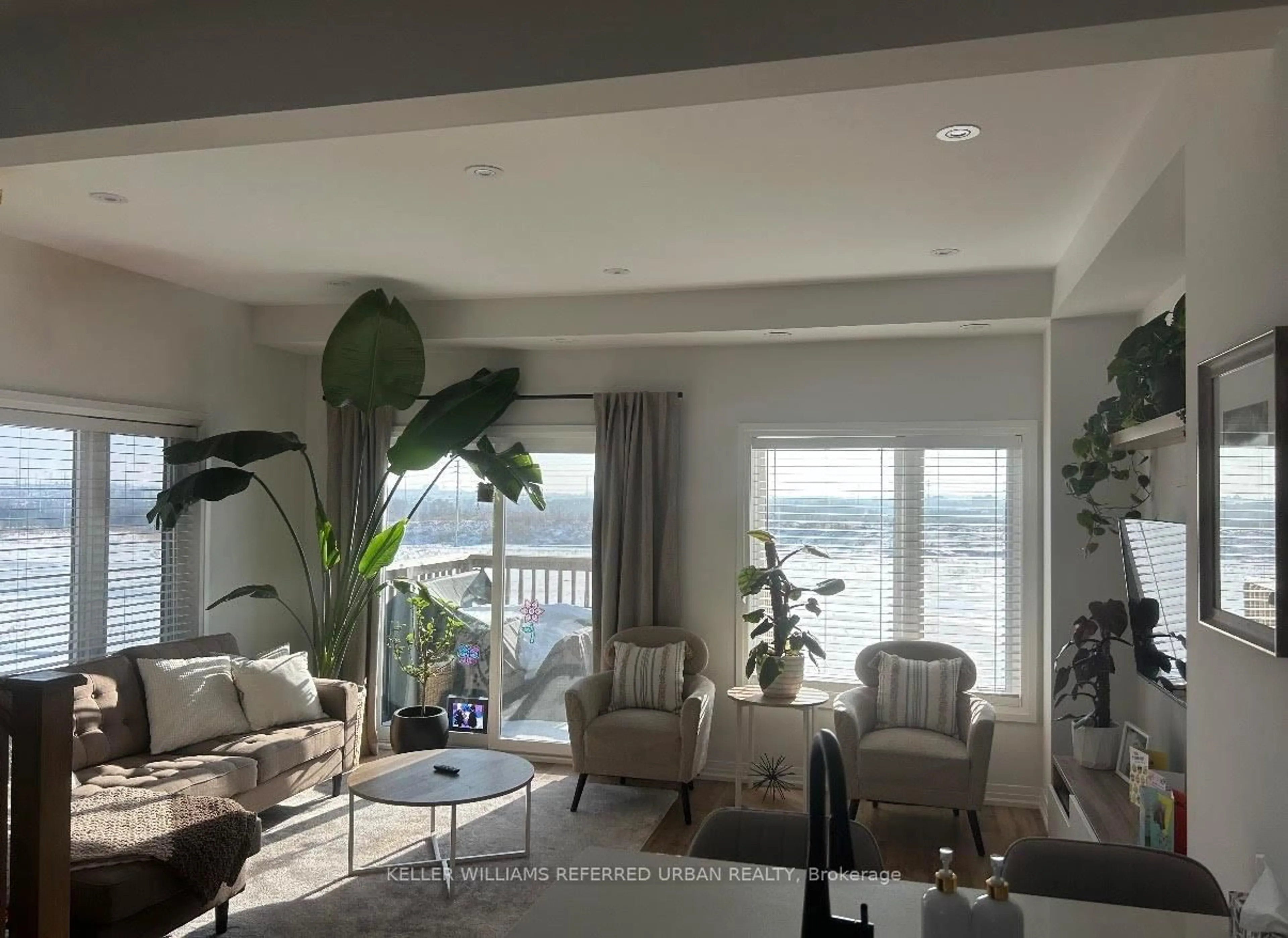 Living room with furniture, unknown for 155 Equestrian Way #99, Cambridge Ontario N3E 0E8