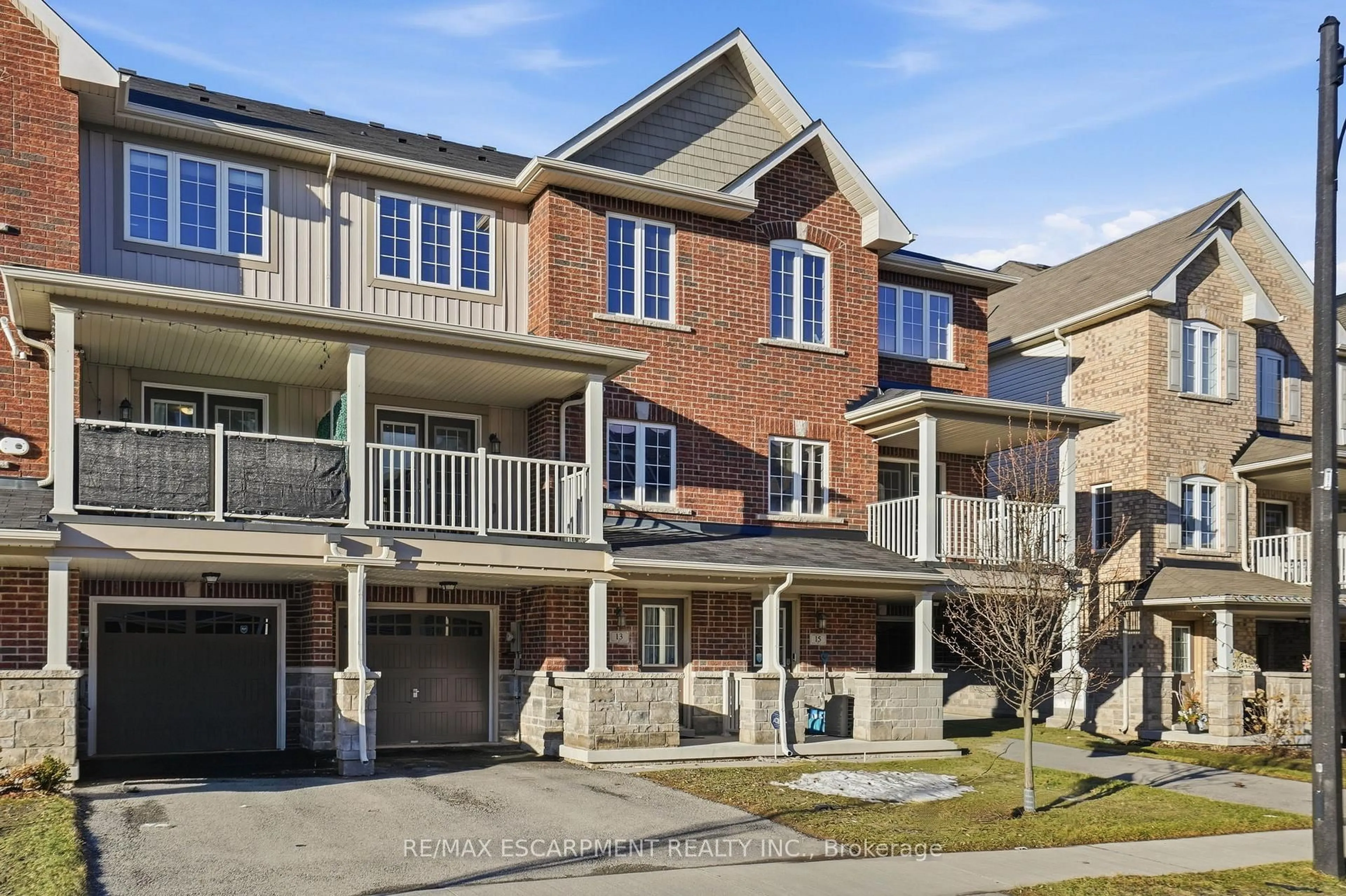 Home with brick exterior material, street for 13 Hiscott Dr, Hamilton Ontario L8B 0A2