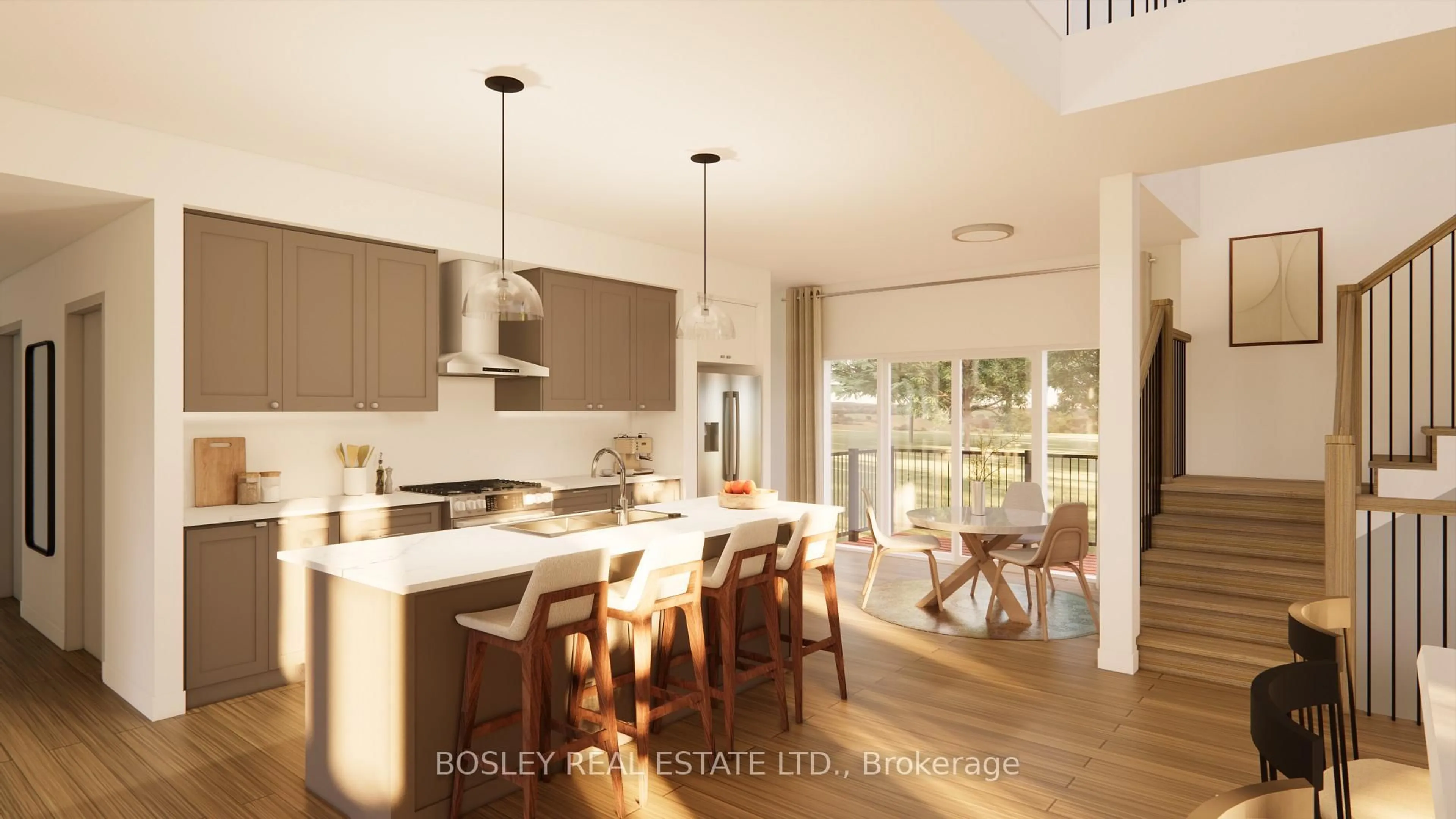 Open concept kitchen, wood/laminate floor for Lot 30 Street A, Port Hope Ontario L0A 1B0