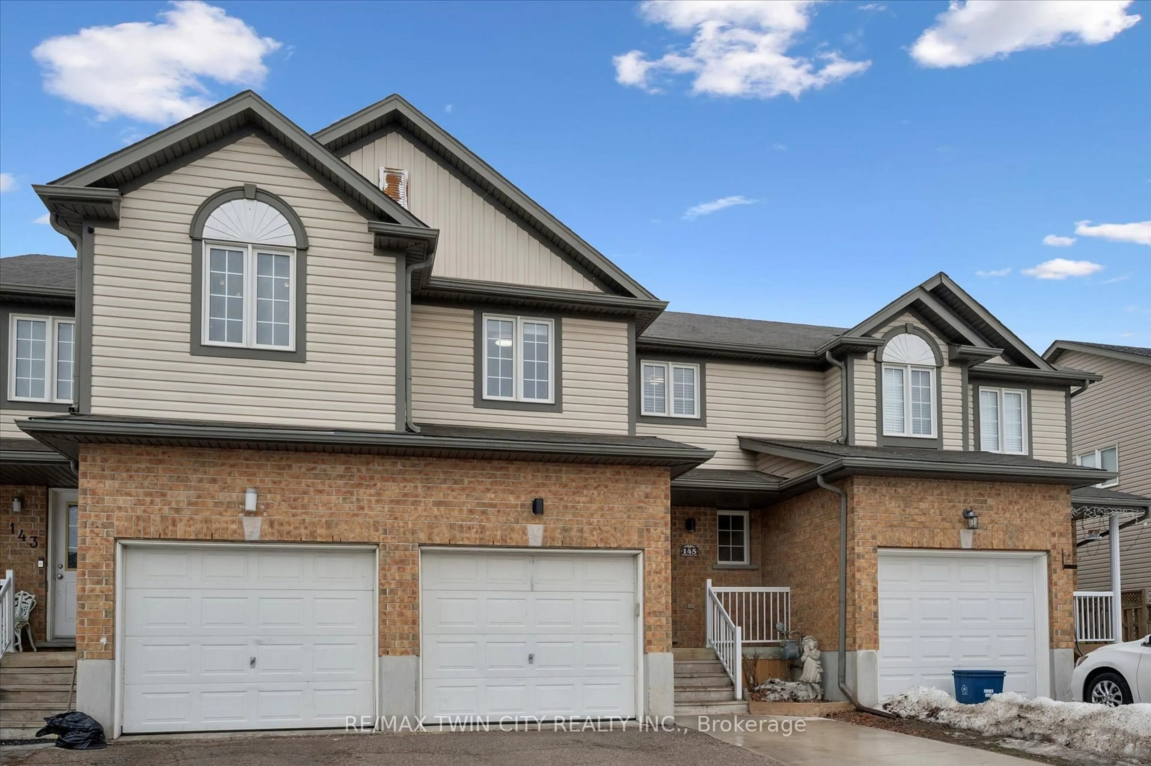 Home with brick exterior material, street for 145 Prosperity Dr, Kitchener Ontario N2E 4E8