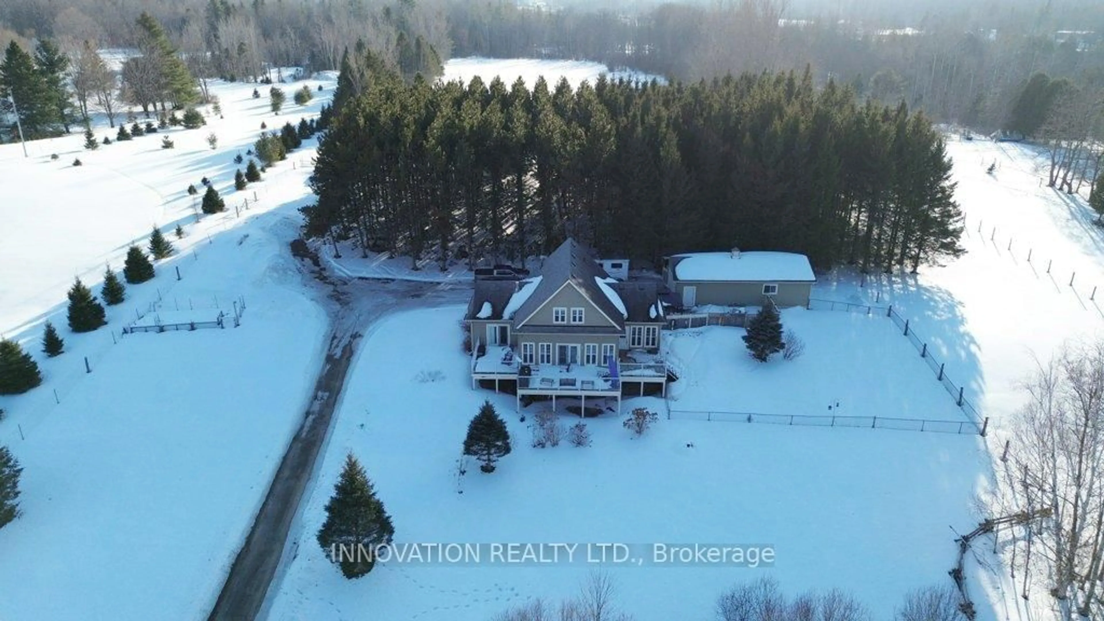 A pic from outside/outdoor area/front of a property/back of a property/a pic from drone, unknown for 207 Ferguson Falls Rd, Carleton Place Ontario K7C 0C5