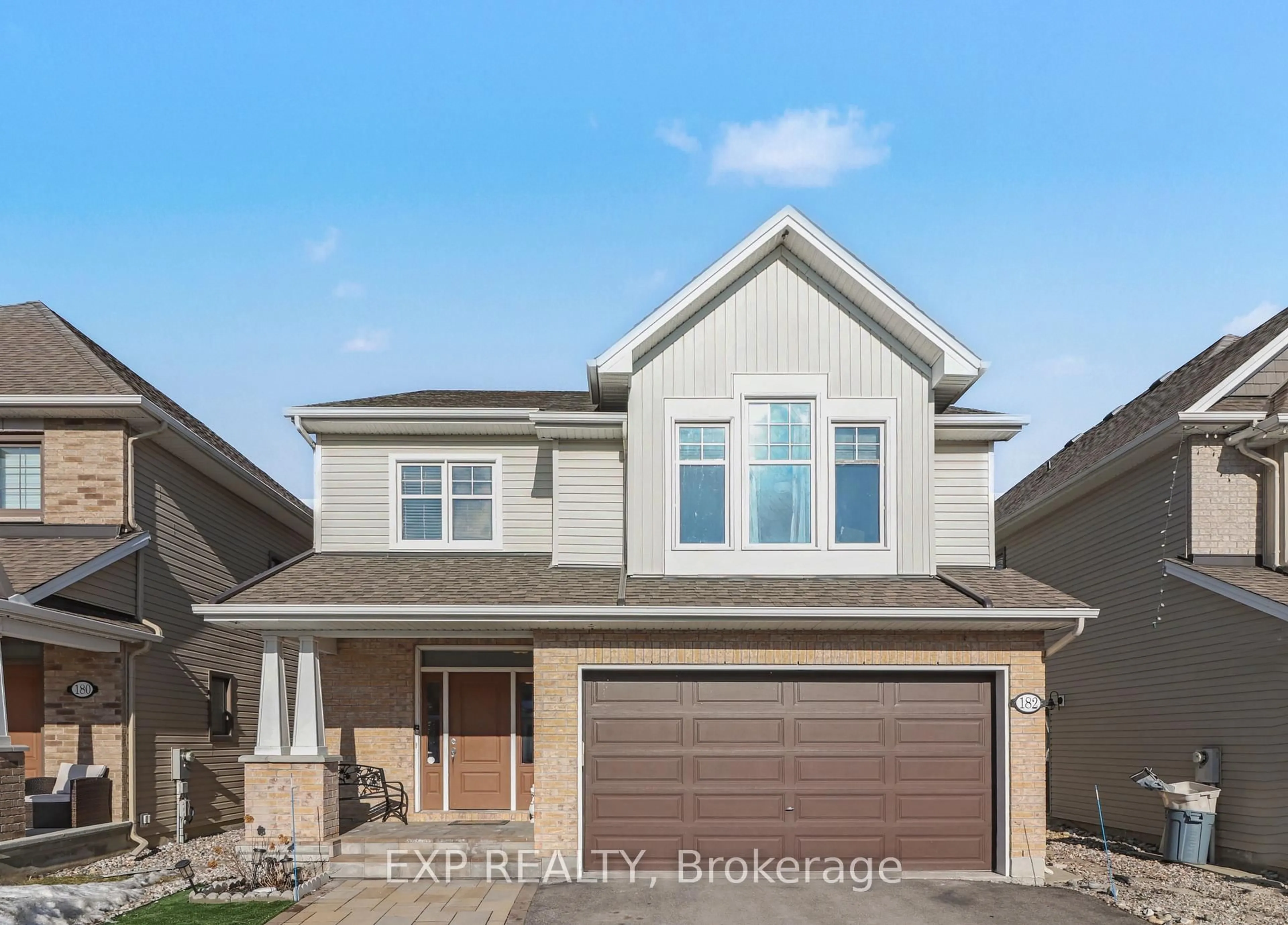 Home with brick exterior material, street for 182 Helen Rapp Way, Ottawa Ontario K1T 0P6