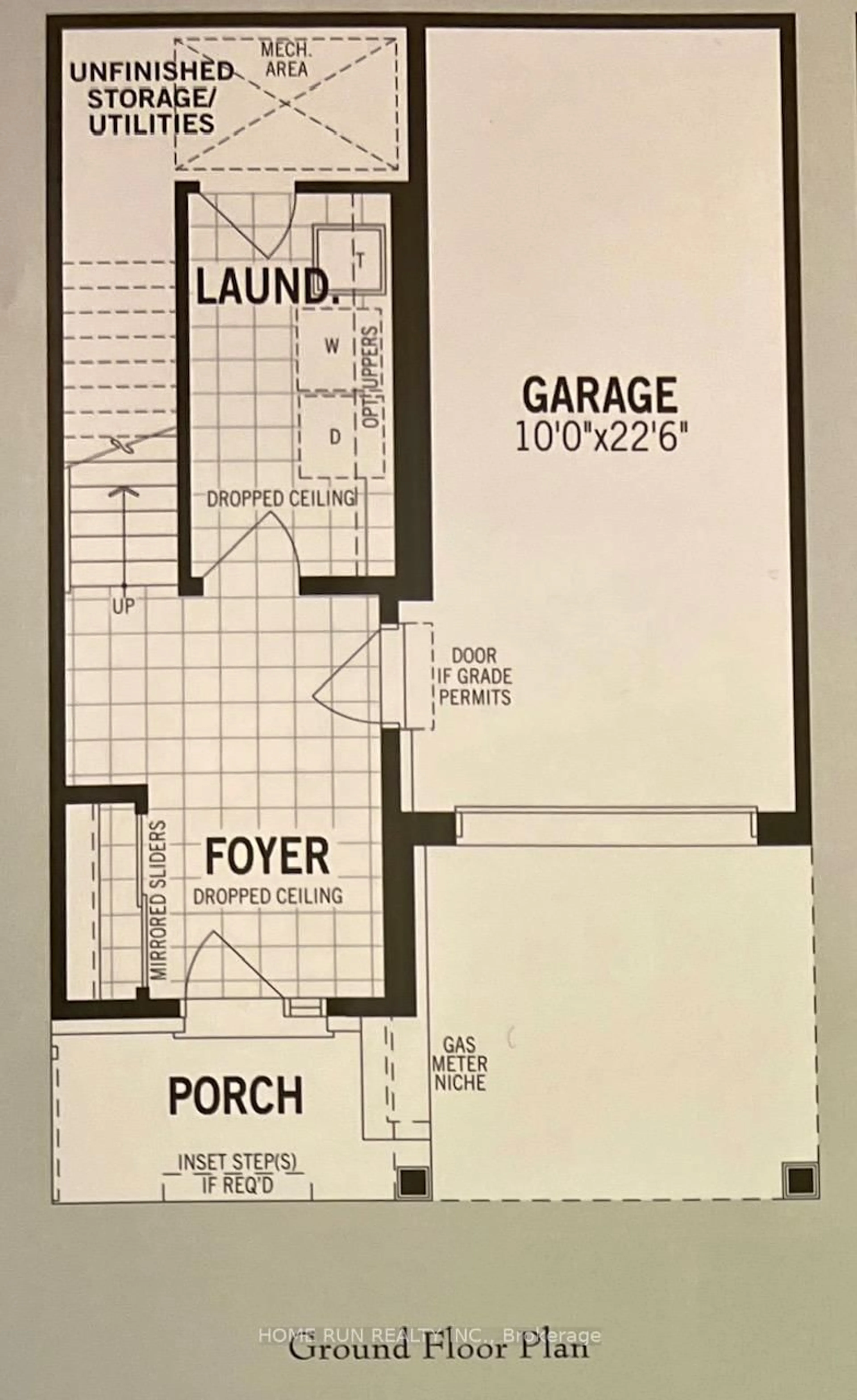 Floor plan for 347 Pumpkinseed Cres, Ottawa Ontario K2J 0R9