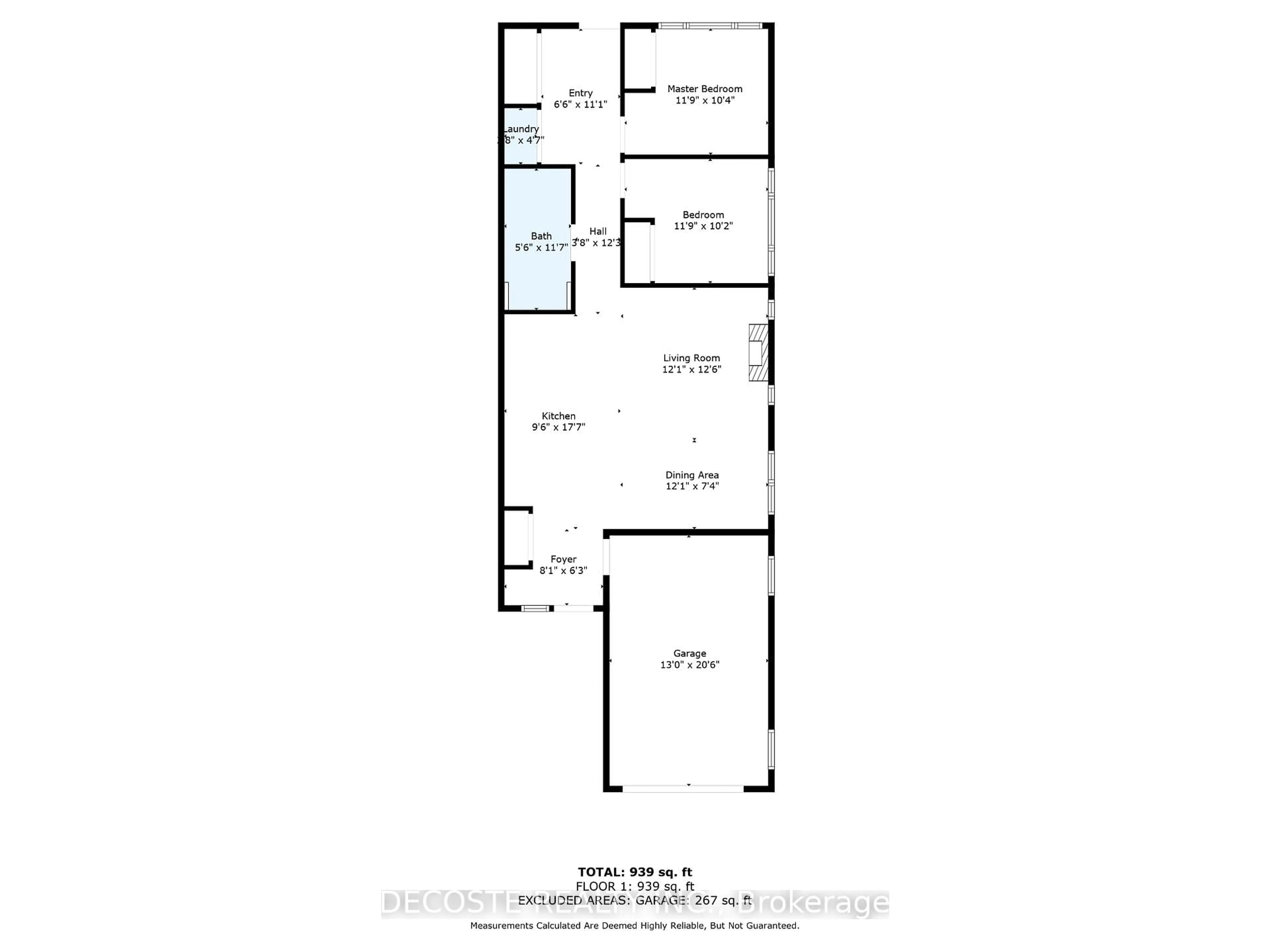 Floor plan for 14 Elgin St, North Glengarry Ontario K0C 1A0