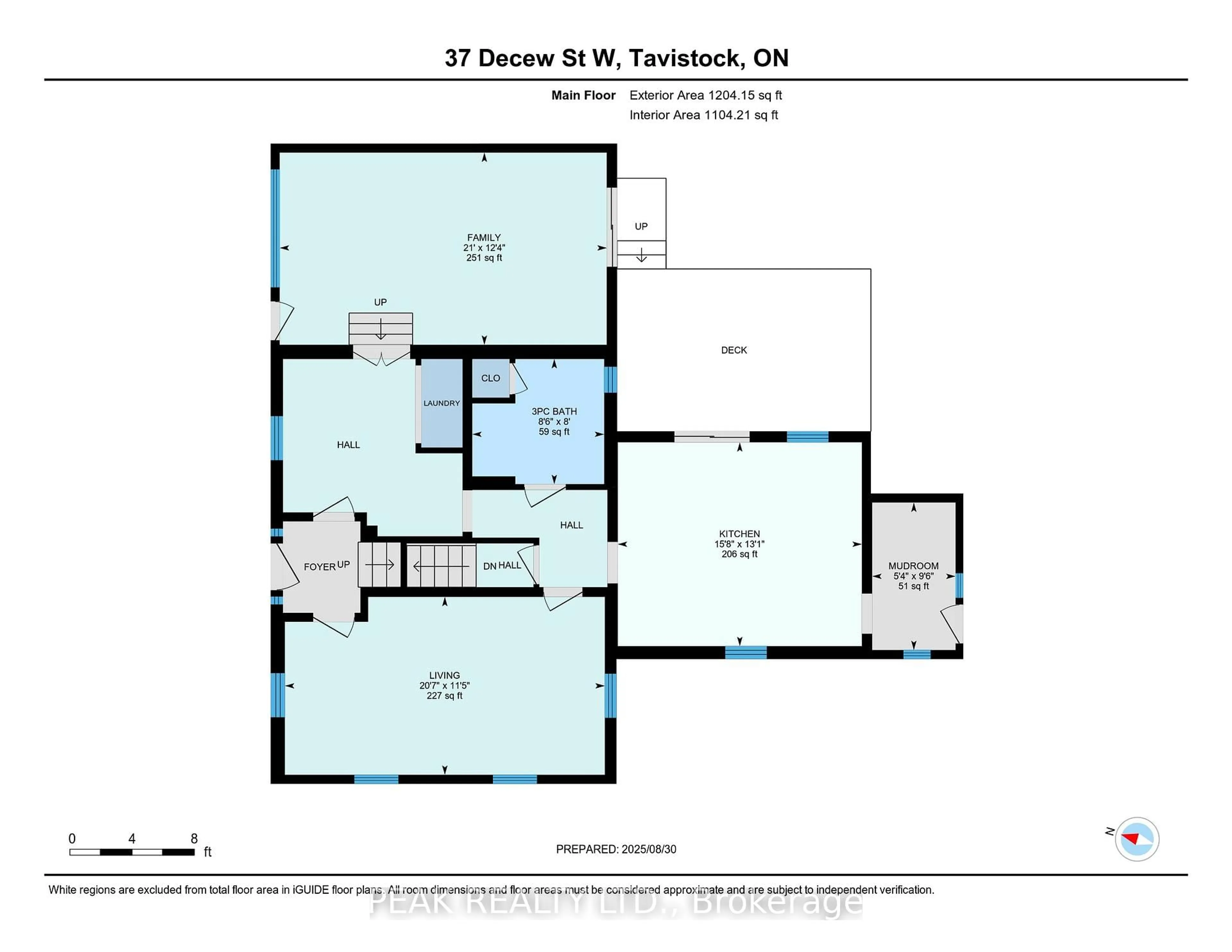 Floor plan for 37 Decew St, East Zorra-Tavistock Ontario N0B 2R0