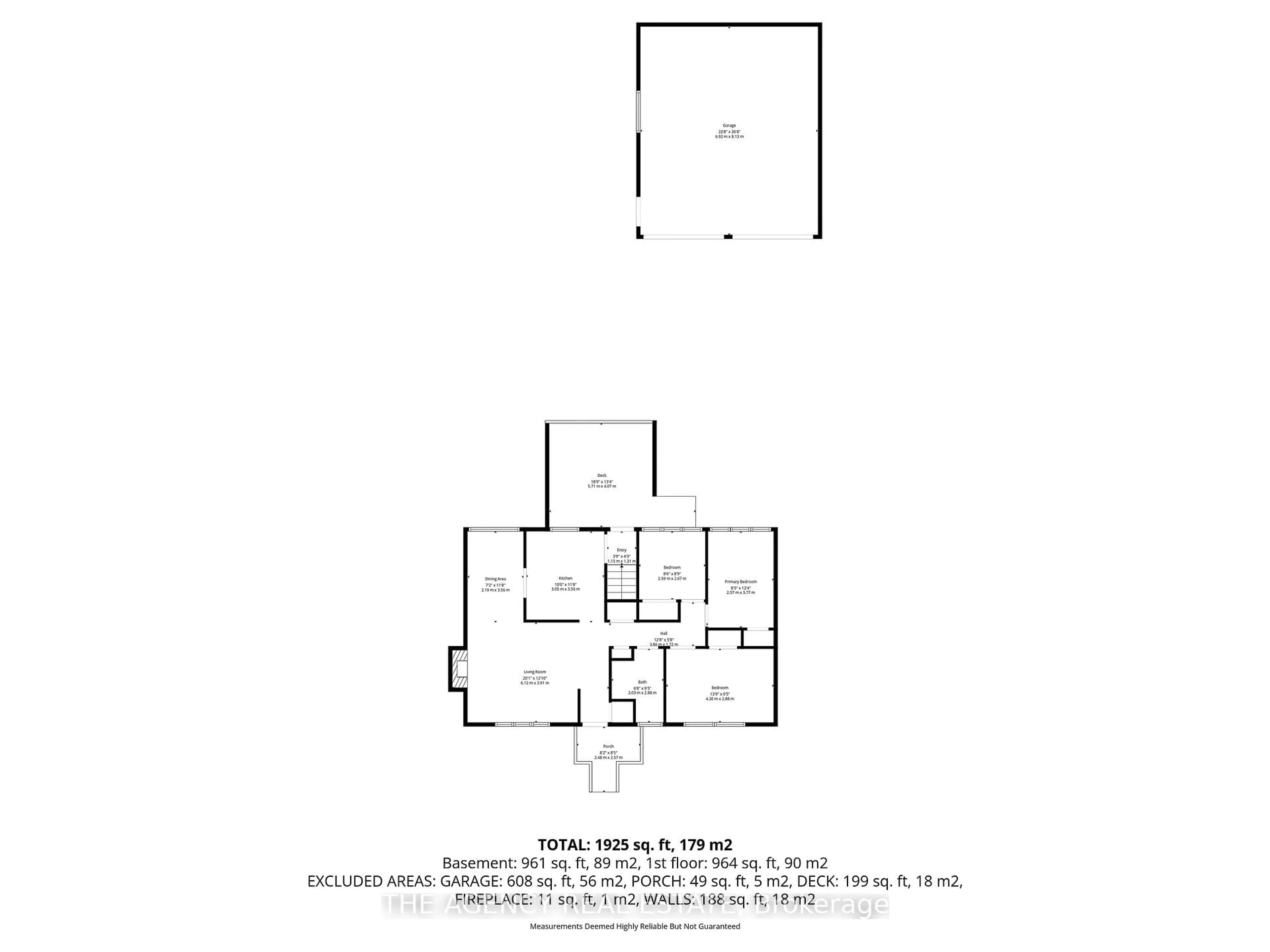 Floor plan for 367 Beachwood Ave, London South Ontario N6J 3J9