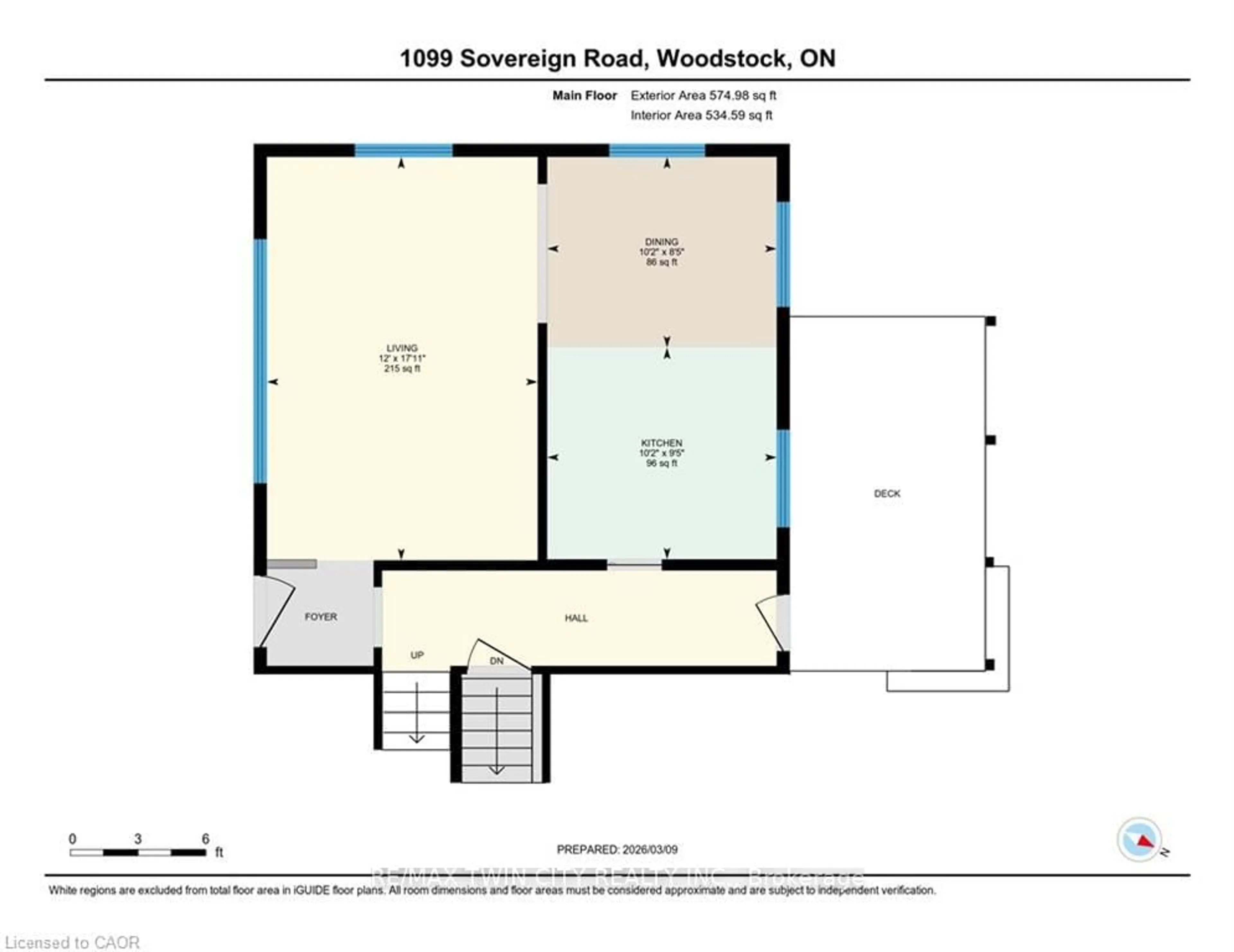 Floor plan for 1099 SOVEREIGN Rd, Woodstock Ontario N4S 5P3