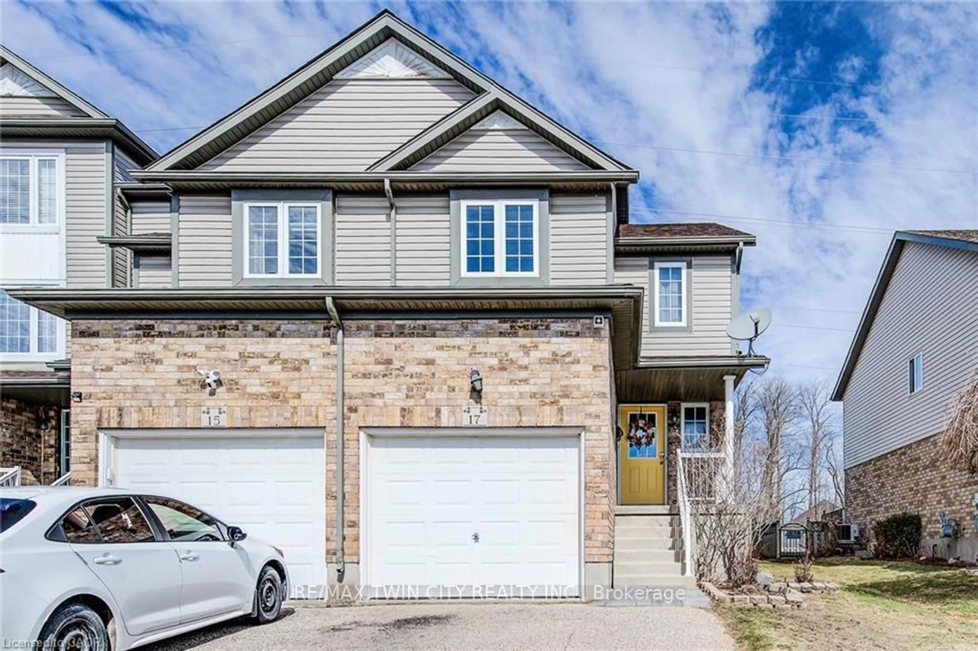 Home with brick exterior material, street for 17 RED CLOVER Cres, Kitchener Ontario N2E 4G6