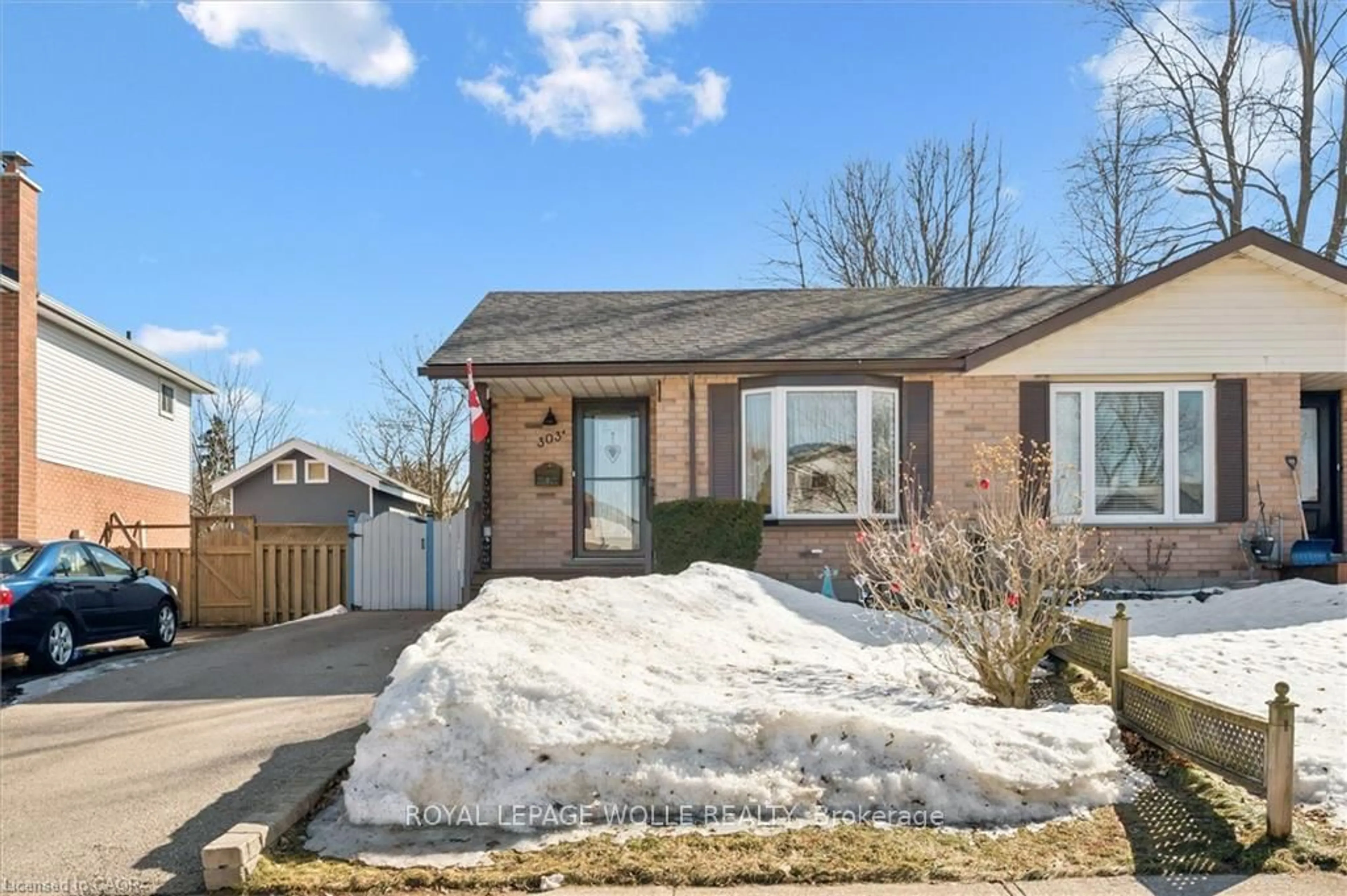 Home with brick exterior material, street for 303A Mayview Cres, Waterloo Ontario N2V 1P5