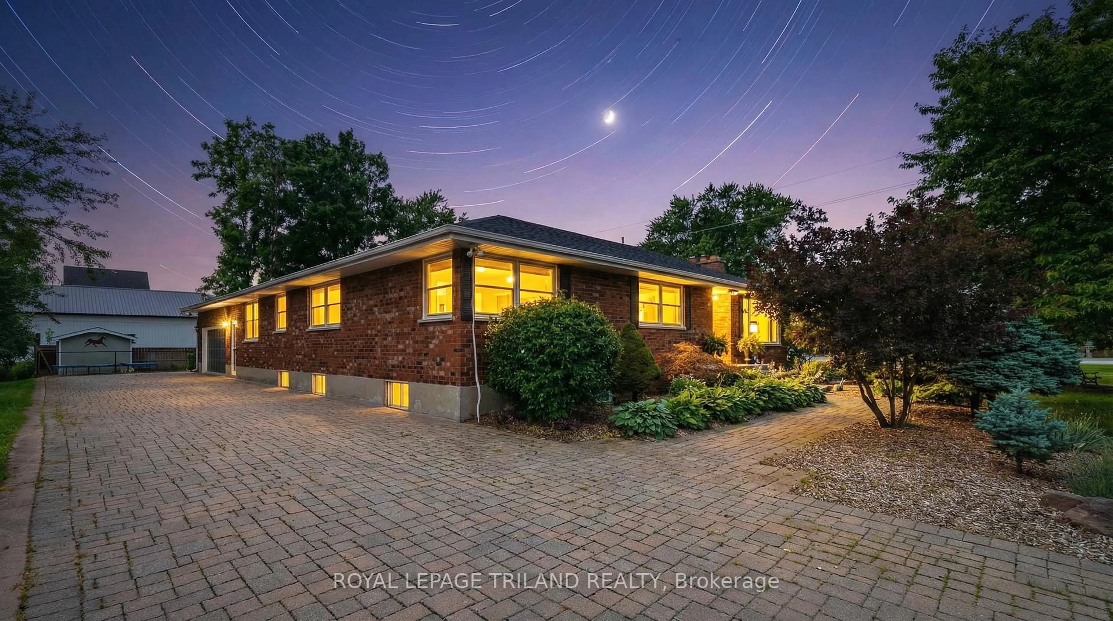 Home with brick exterior material, street for 1 Dugald St, Southwest Middlesex Ontario N0L 1A0