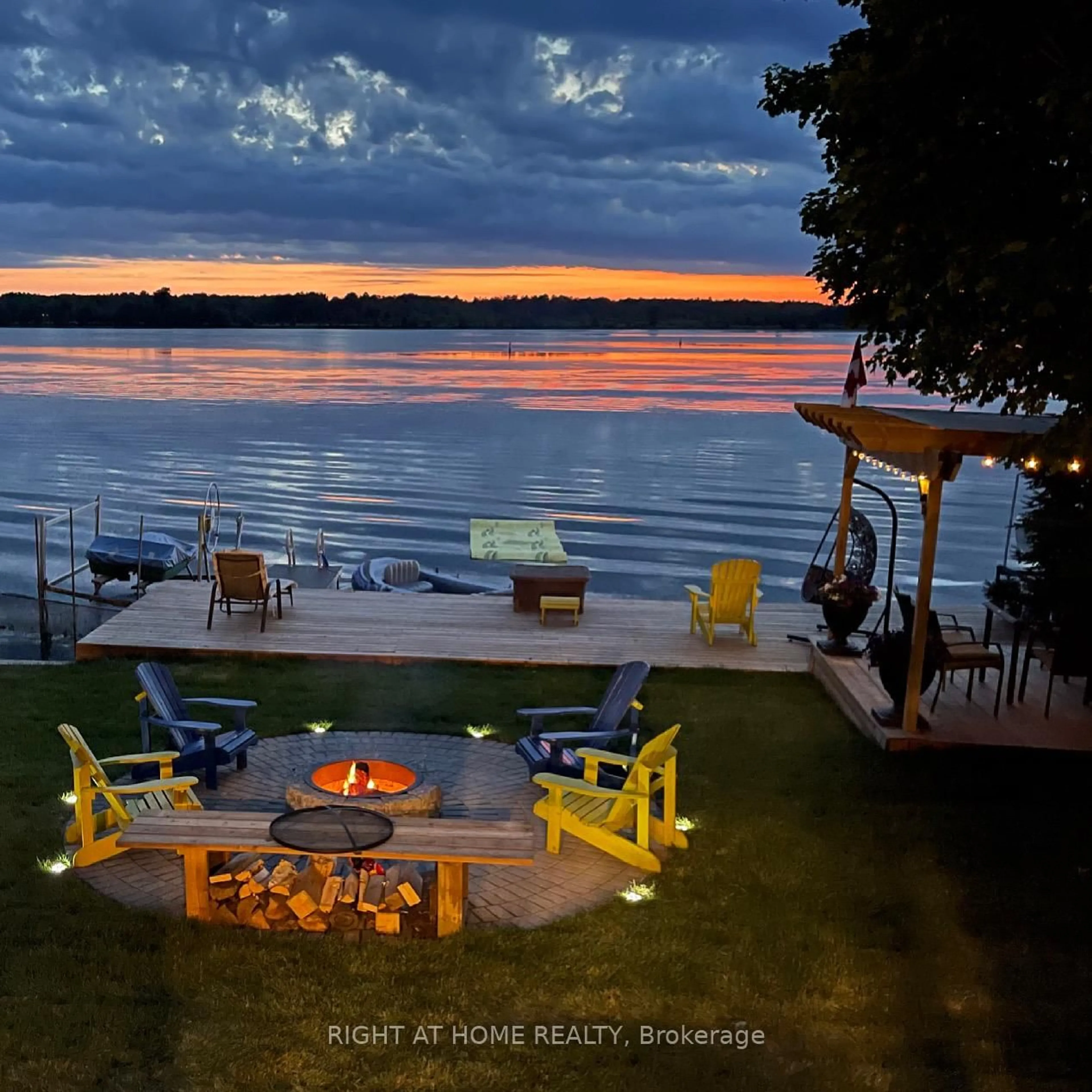 Patio, water/lake/river/ocean view for 62 Antiquary Rd, Kawartha Lakes Ontario K0M 2B0