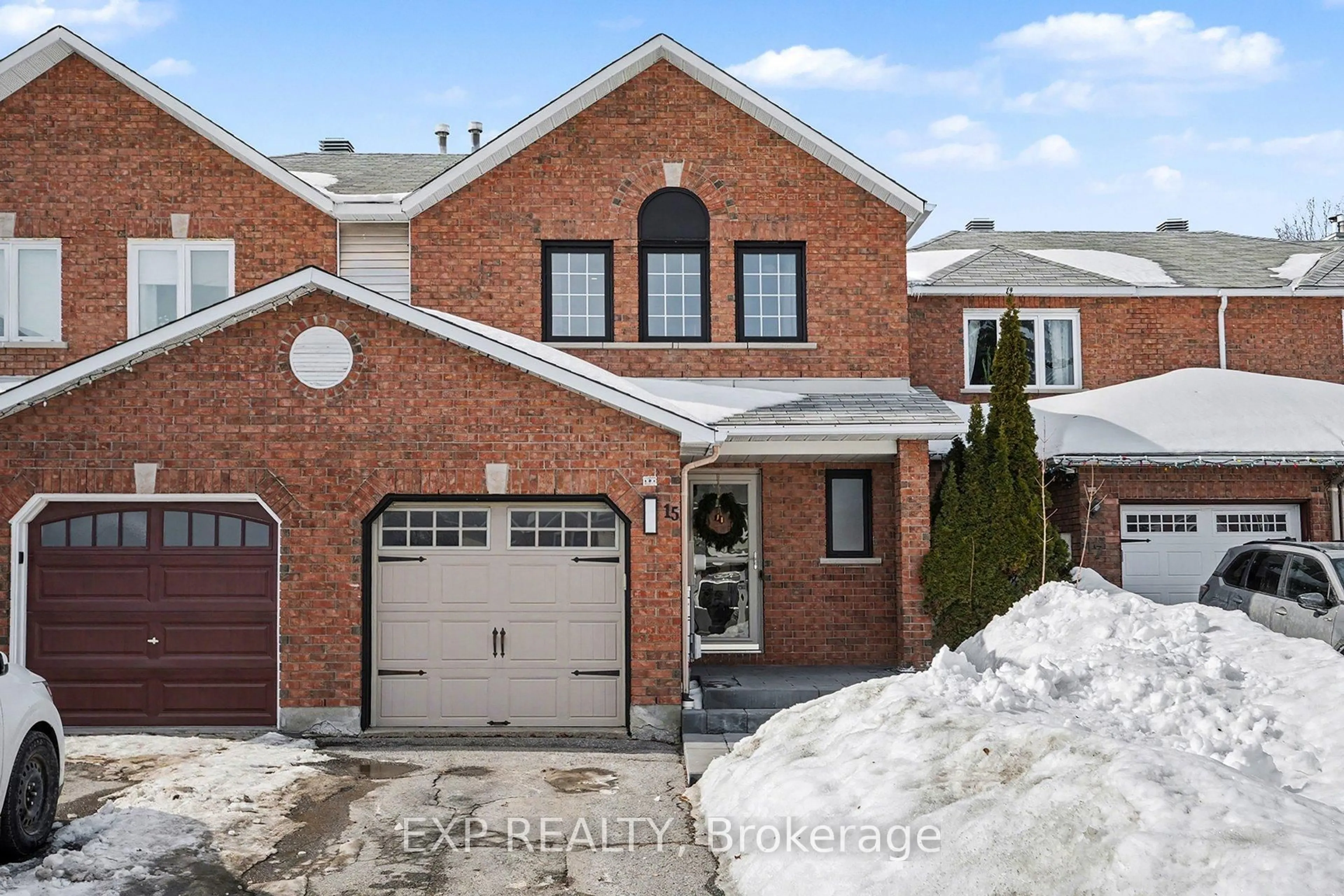 Home with brick exterior material, street for 15 Hendrie Crt, Kanata Ontario K2L 4A4