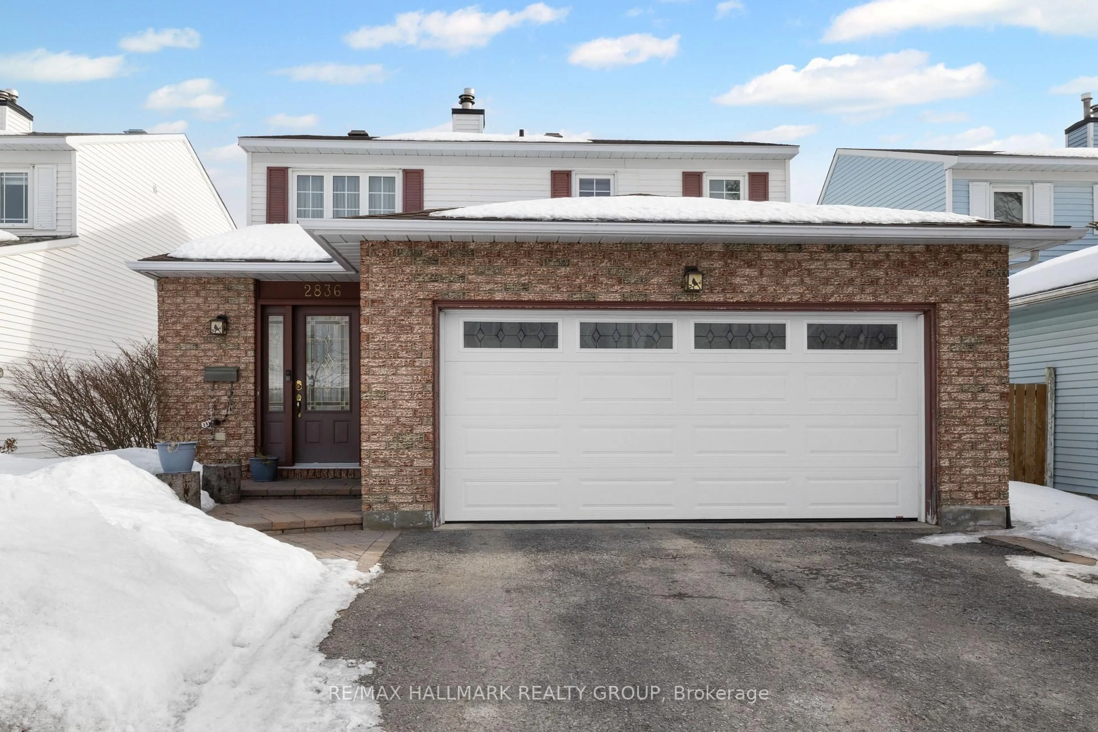Home with brick exterior material, street for 2836 Mozart Crt, Ottawa Ontario K1T 2P7