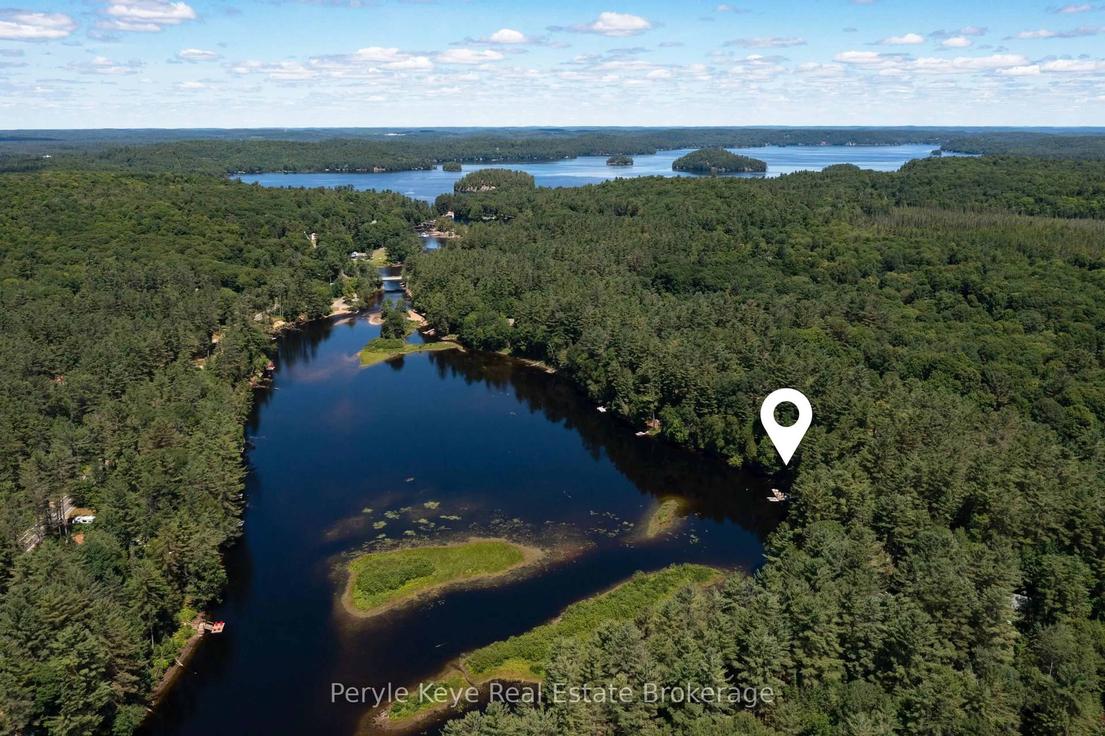 Picture of a map for 136 Deer Lake Rd, Huntsville Ontario P0B 1L0