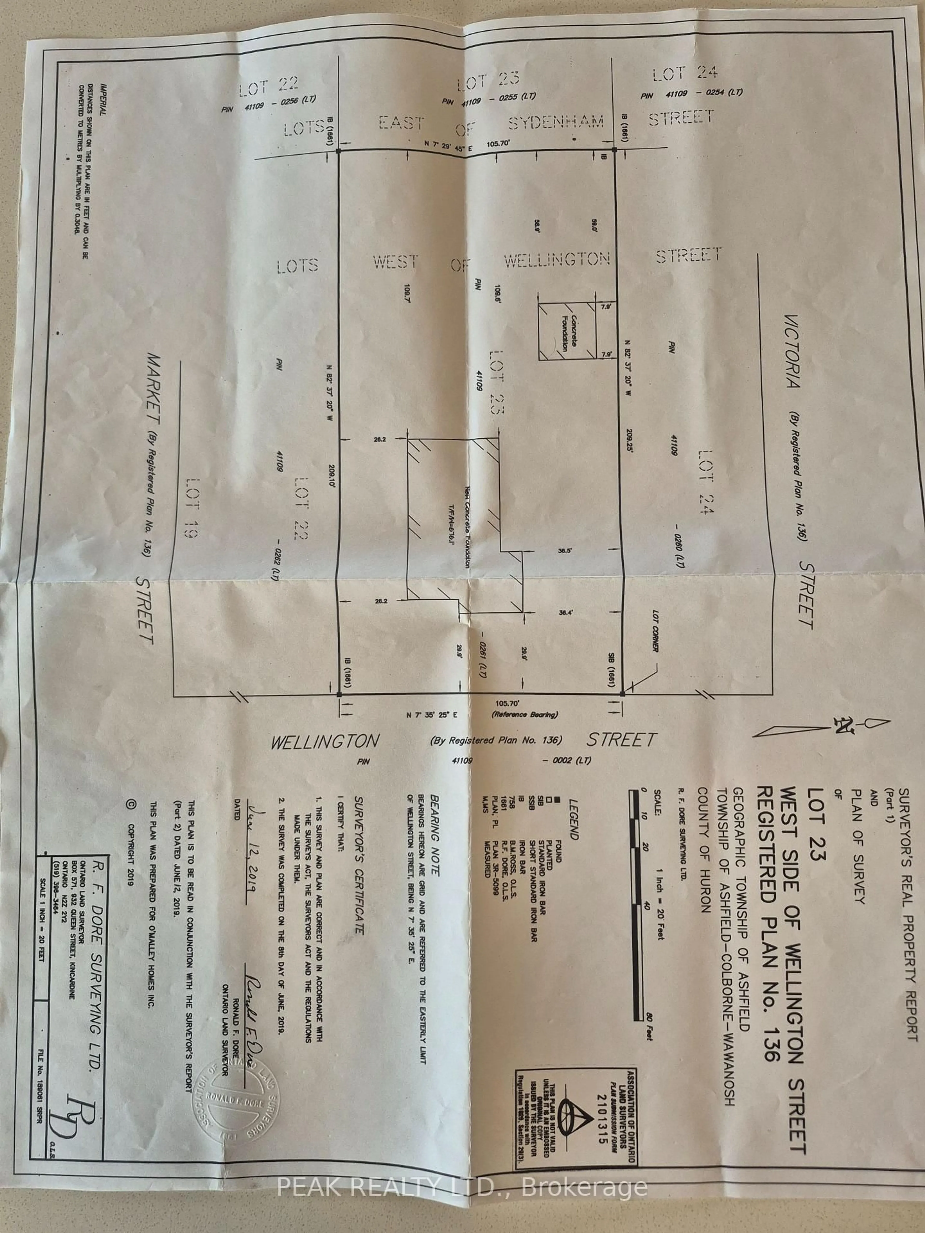 Floor plan for 33 Wellington St, Ashfield-Colborne-Wawanosh Ontario N7A 3X9
