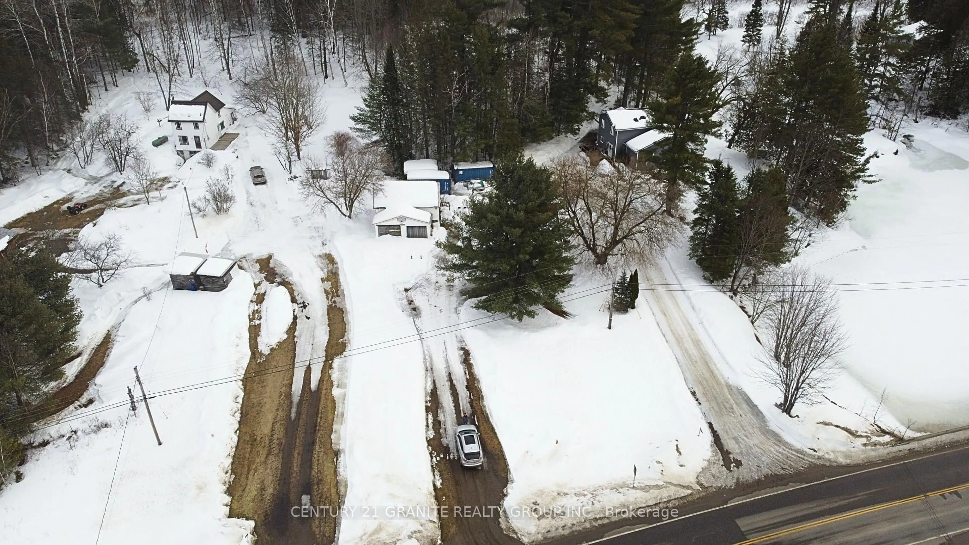 A pic from outside/outdoor area/front of a property/back of a property/a pic from drone, street for 35560 Hwy 28, Carlow/Mayo Ontario K0L 2M0
