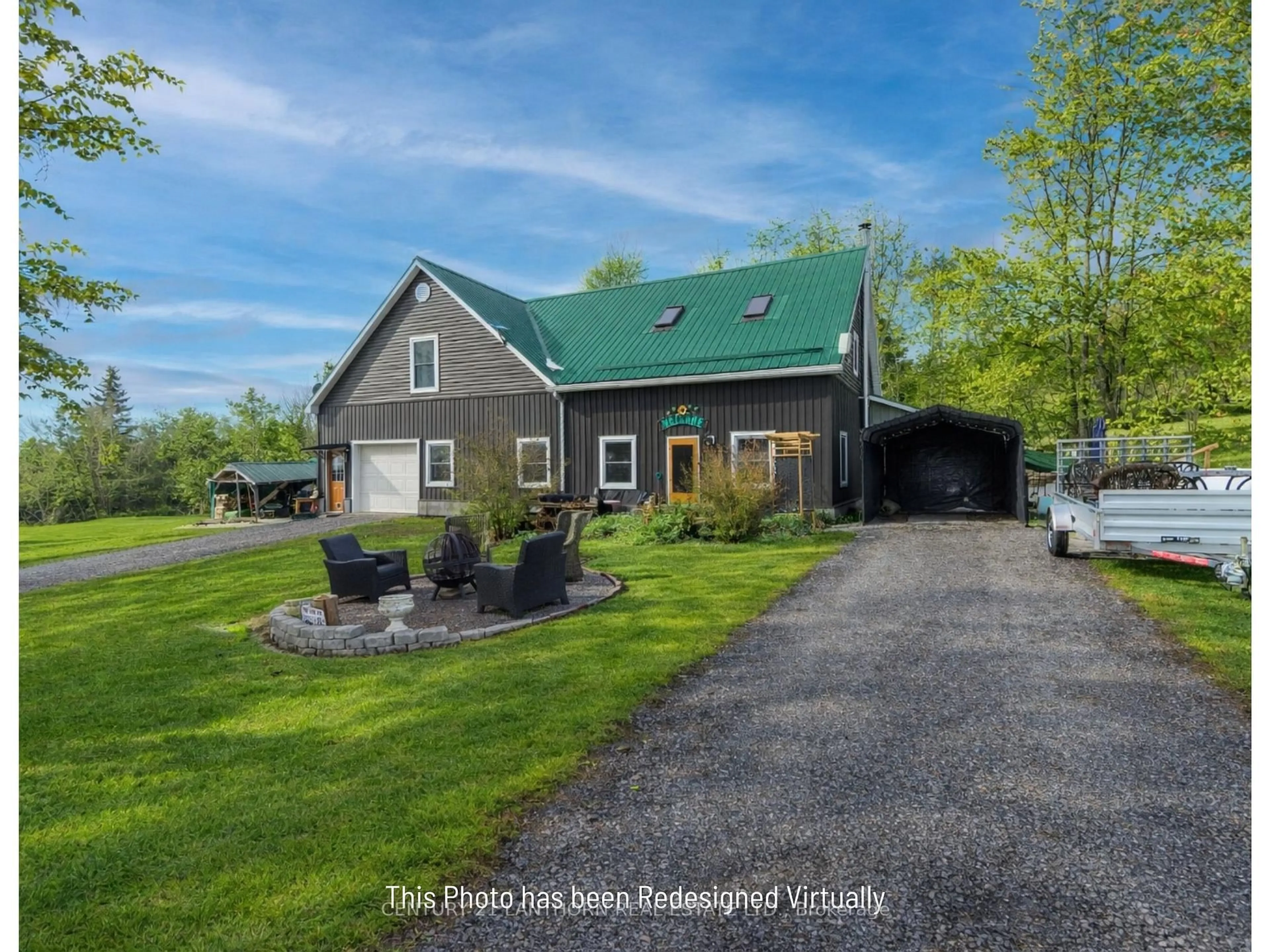 A pic from outside/outdoor area/front of a property/back of a property/a pic from drone, street for 29 Factory Rd, Stirling Ontario K0K 3E0