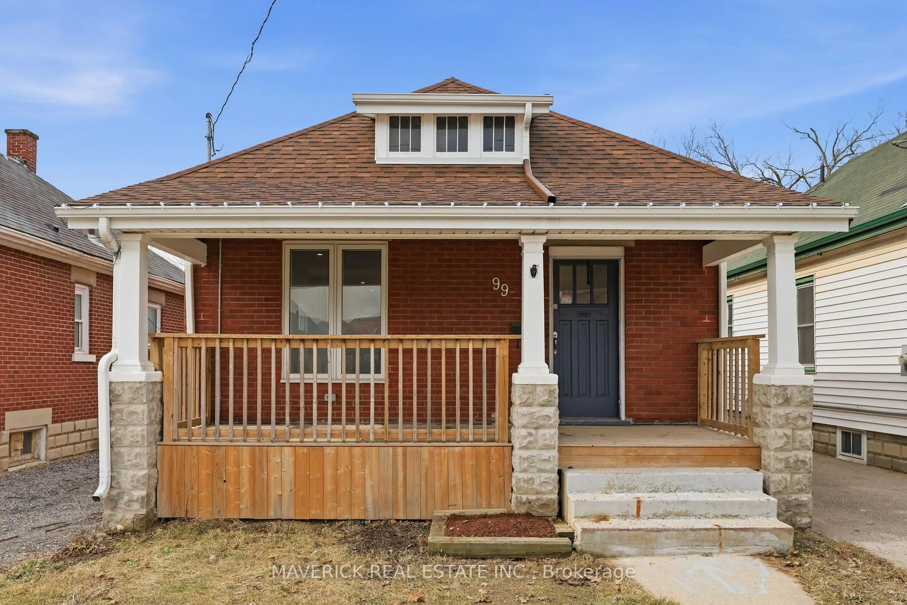 Home with brick exterior material, street for 99 Egerton St, London East Ontario N5Z 2G1