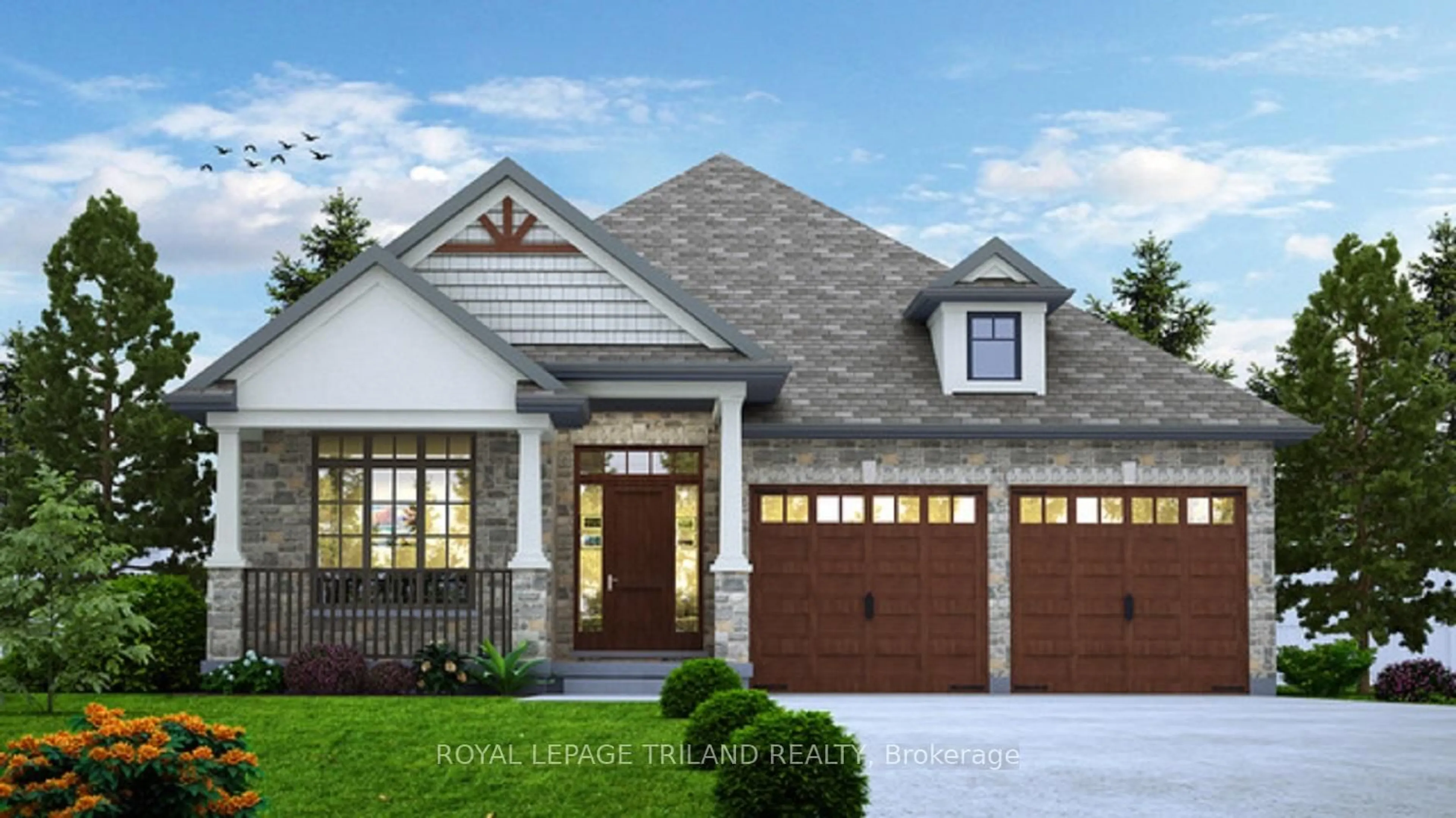 Home with brick exterior material, street for Lot 70 Fallingbrook Rd, London South Ontario N6P 1H5
