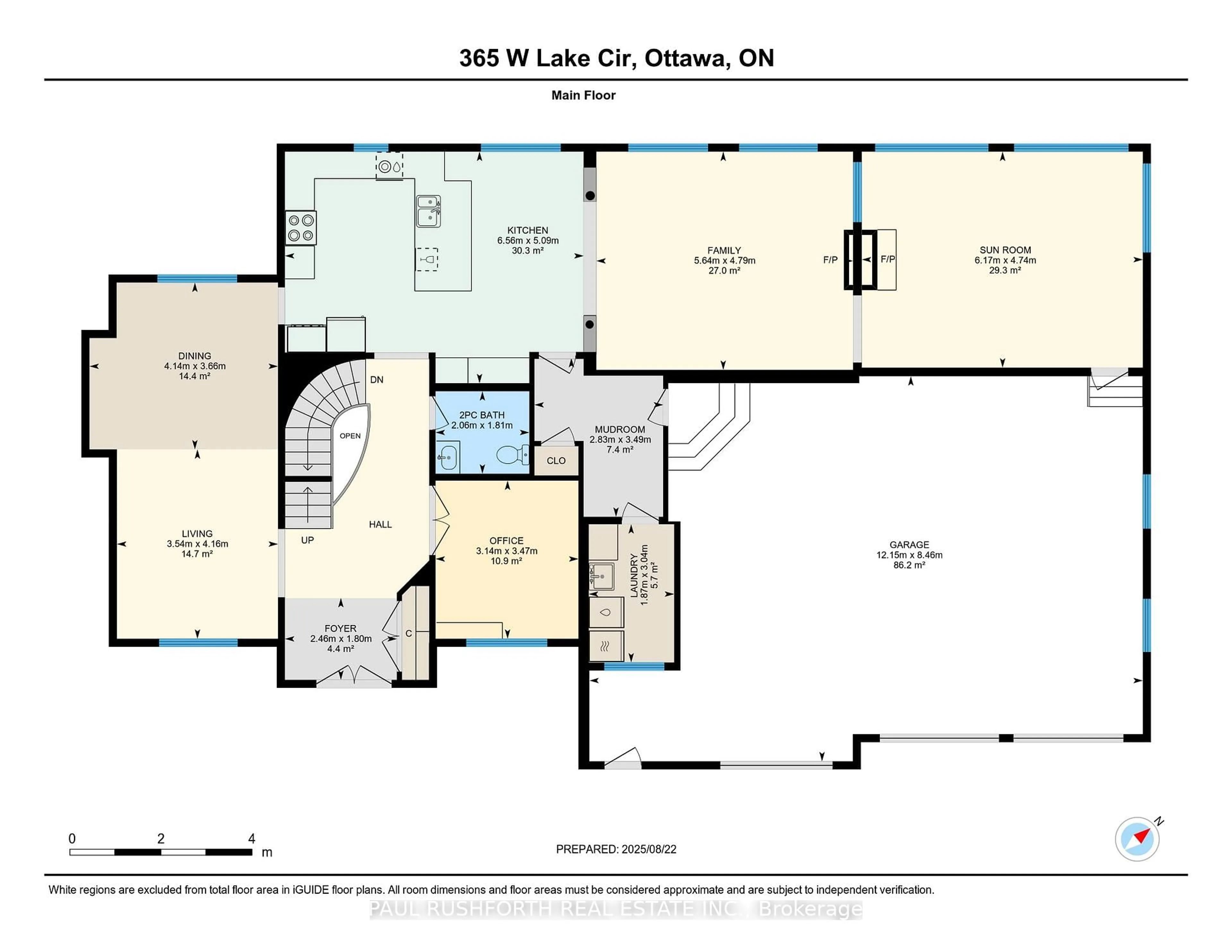 Floor plan for 365 West Lake Circ, Carp Ontario K0A 1L0