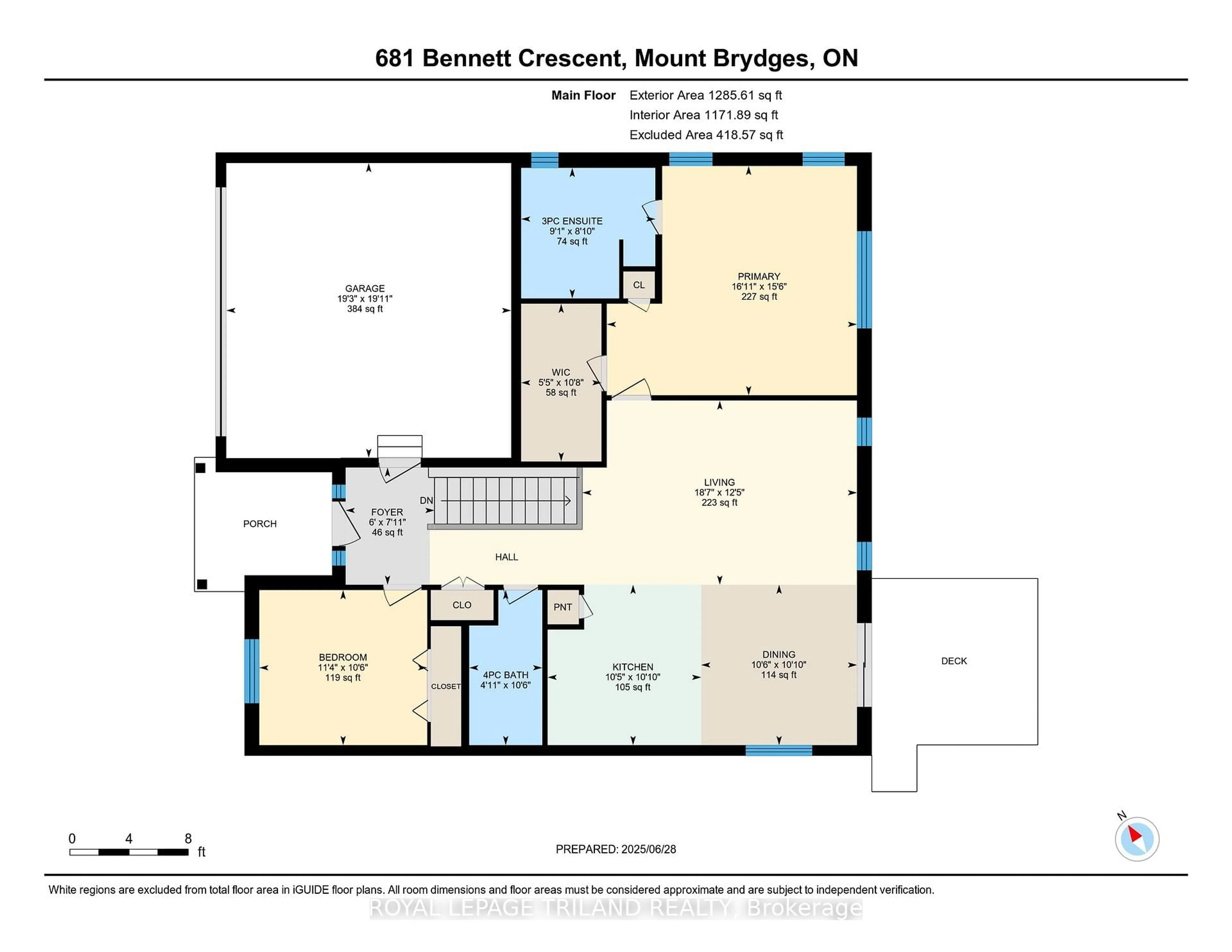 Floor plan for 681 Bennett Cres, Strathroy-Caradoc Ontario N0L 1W0