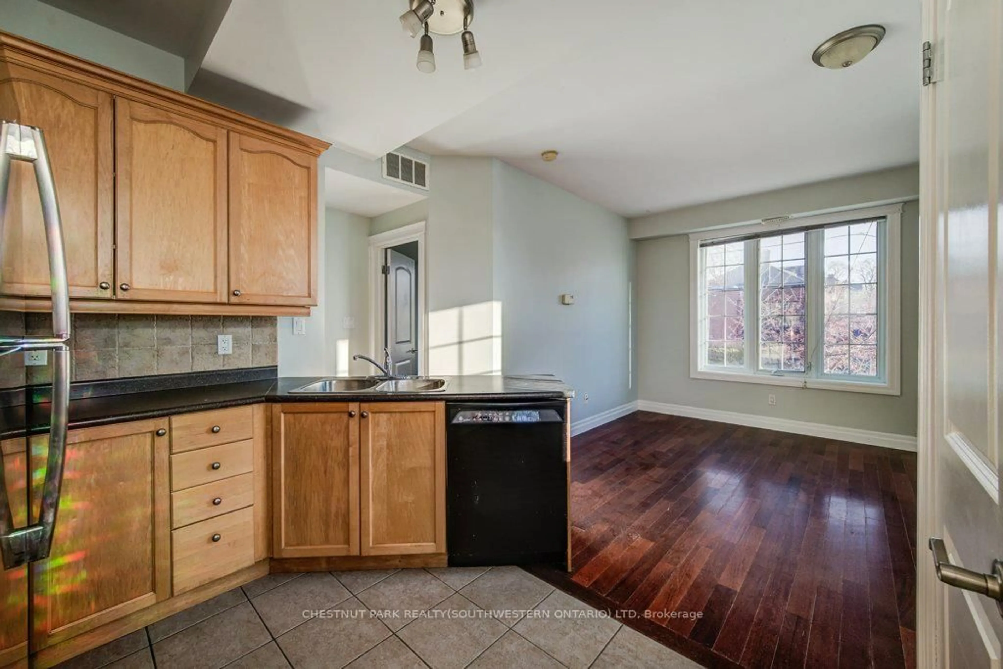 Open concept kitchen, unknown for 555 King St #201, Kitchener Ontario N2G 2L9