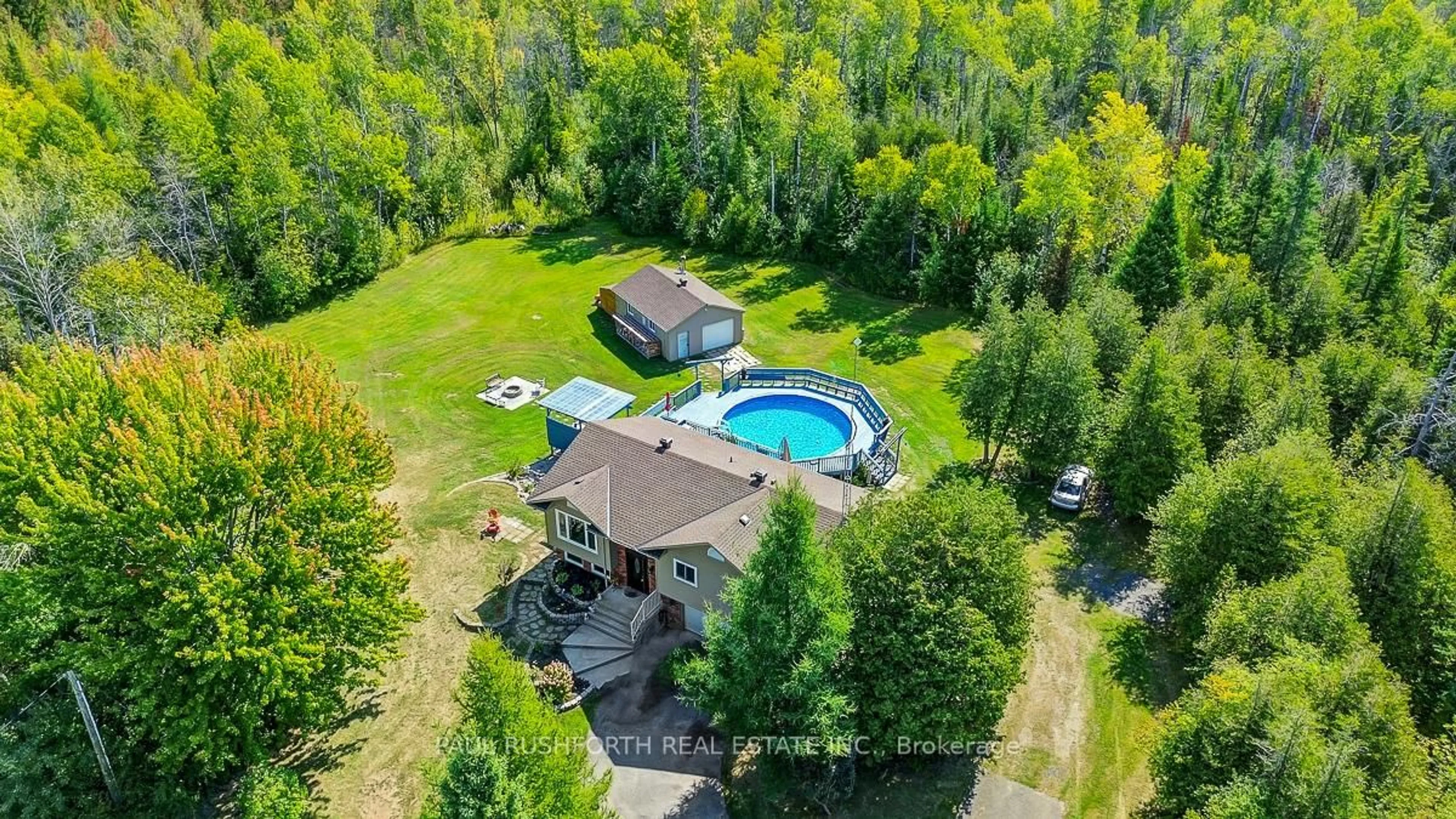 A pic from outside/outdoor area/front of a property/back of a property/a pic from drone, water/lake/river/ocean view for 242 County 41 Rd, Merrickville-Wolford Ontario K0G 1N0