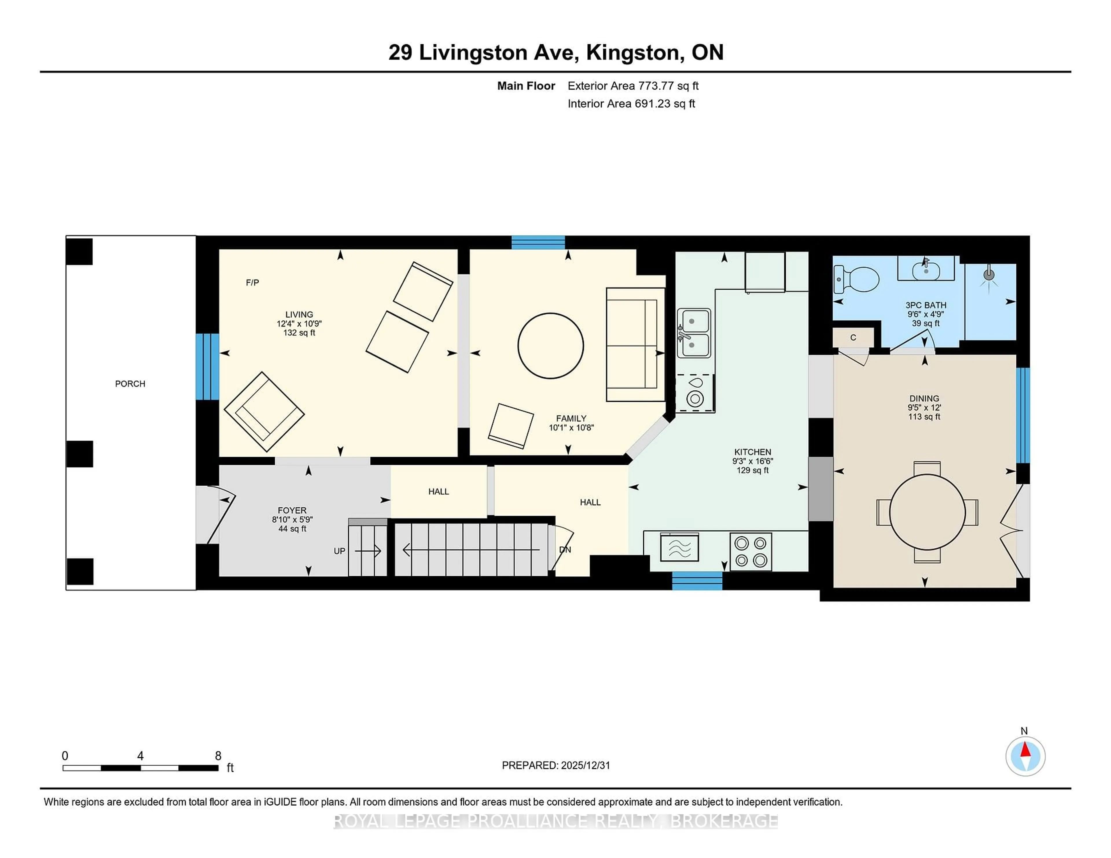 Floor plan for 29 Livingston Ave, Kingston Ontario K7L 4L1