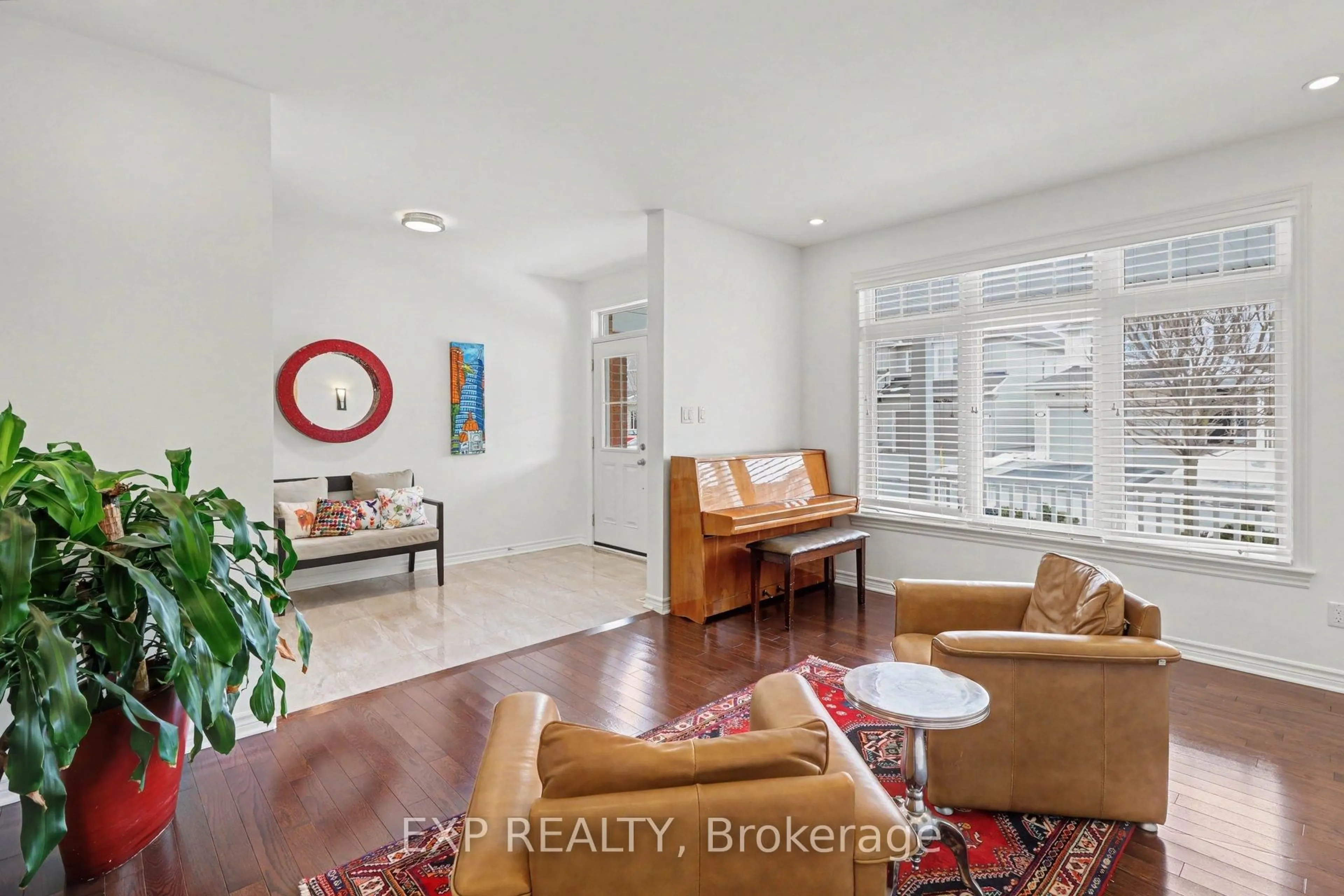 Living room with furniture, ceramic/tile floor for 104 Brambling Way, Ottawa Ontario K2J 5V3
