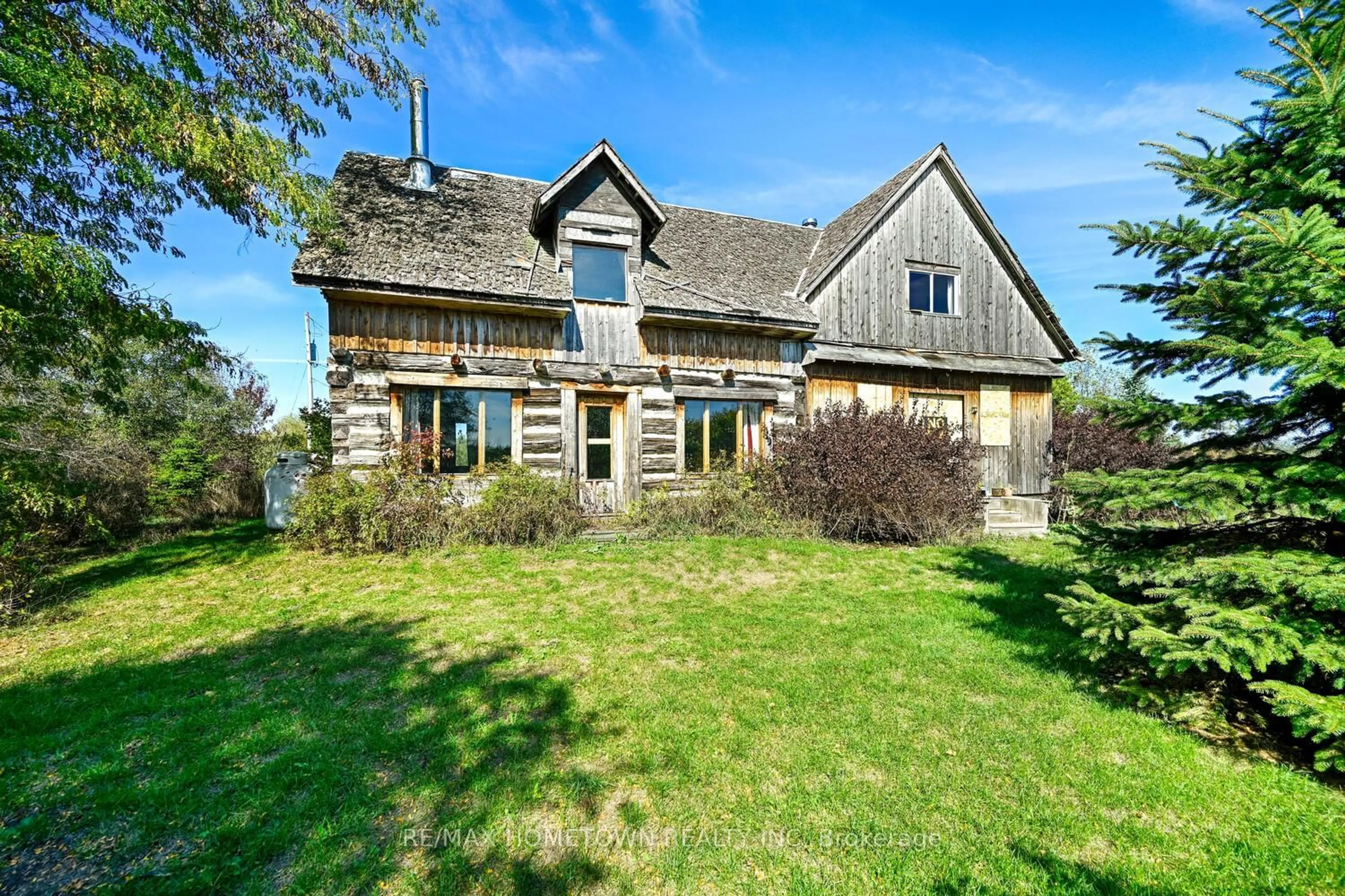 A pic from outside/outdoor area/front of a property/back of a property/a pic from drone, building for 10827 Jellyby Rd, Elizabethtown-Kitley Ontario K0G 1R0