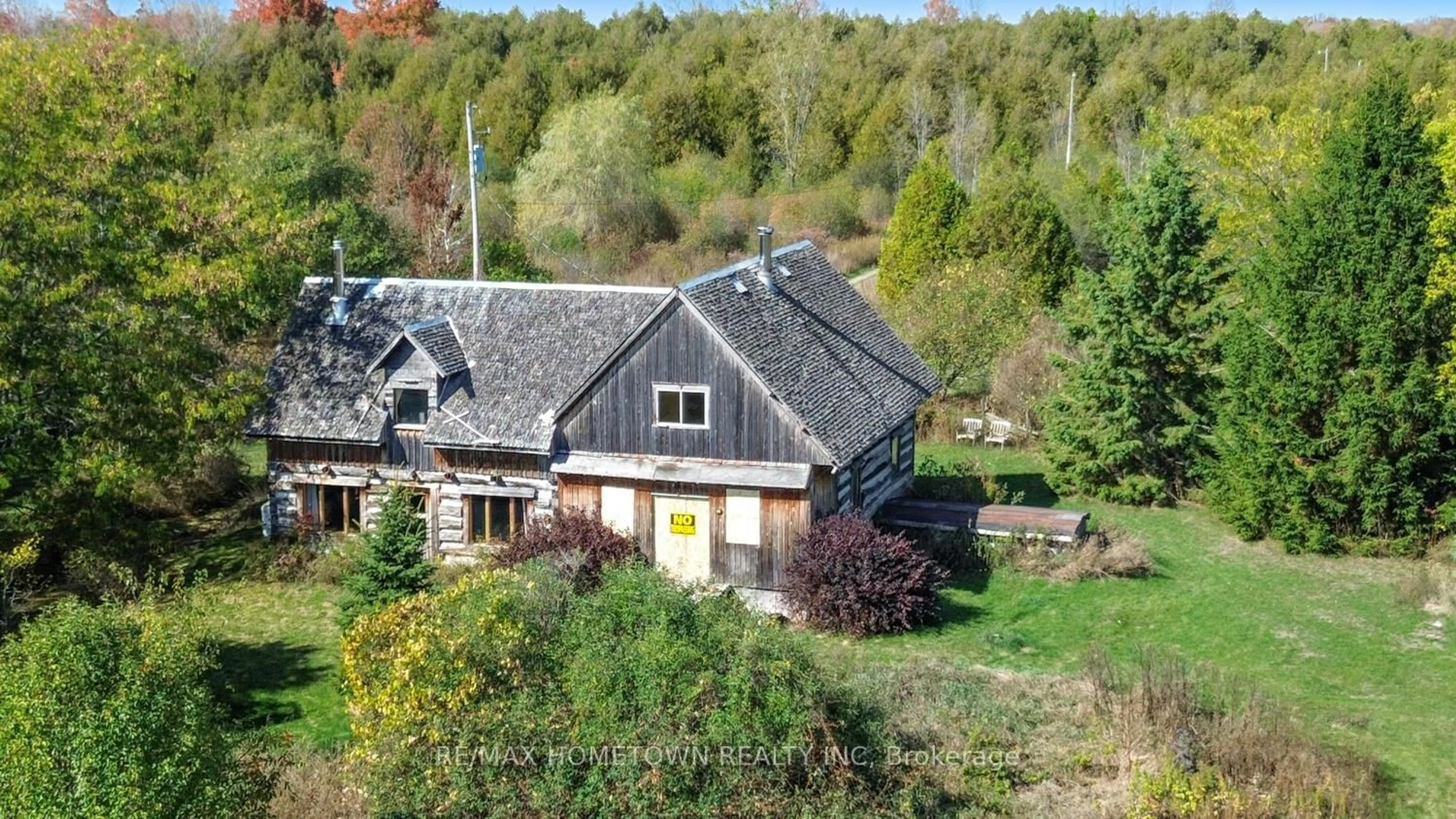 A pic from outside/outdoor area/front of a property/back of a property/a pic from drone, building for 10827 Jellyby Rd, Elizabethtown-Kitley Ontario K0G 1R0