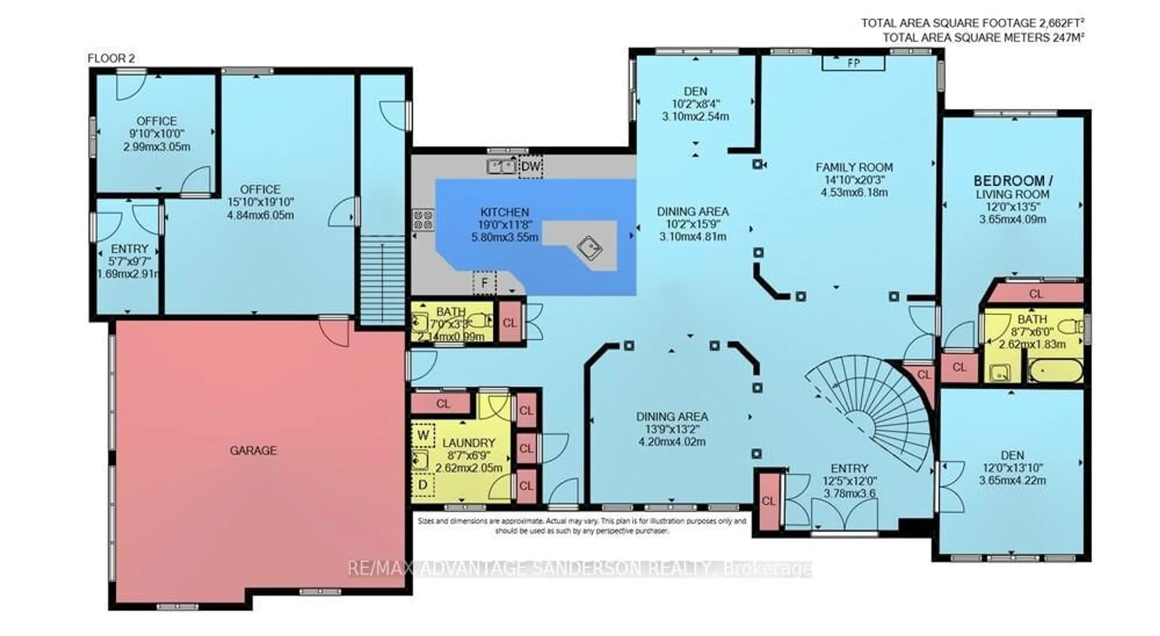 Floor plan for 20735 Denfield Rd, London North Ontario N6H 5L2