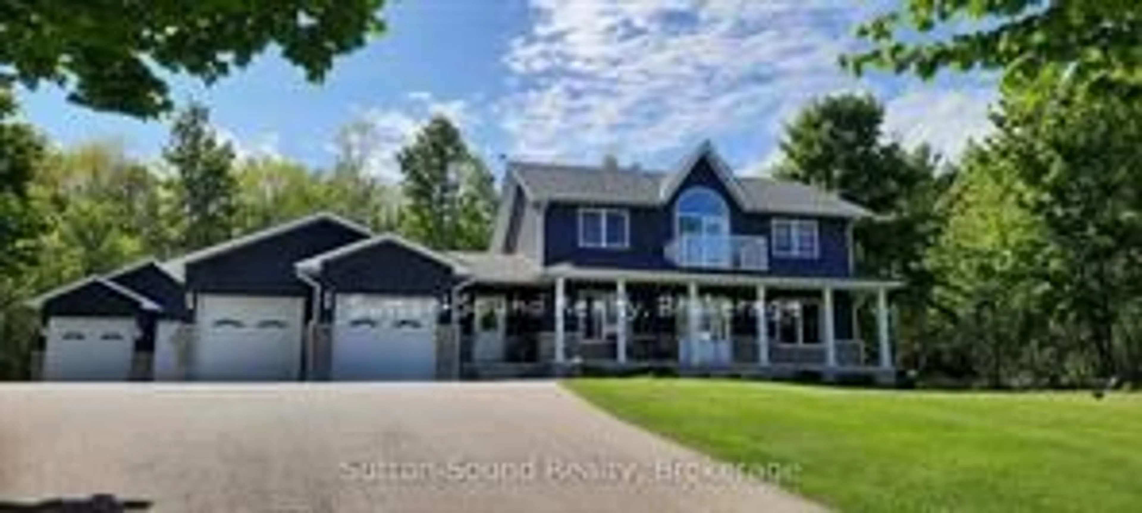 Home with vinyl exterior material, street for 505396 Grey Road 1 Rd, Georgian Bluffs Ontario N0H 2T0