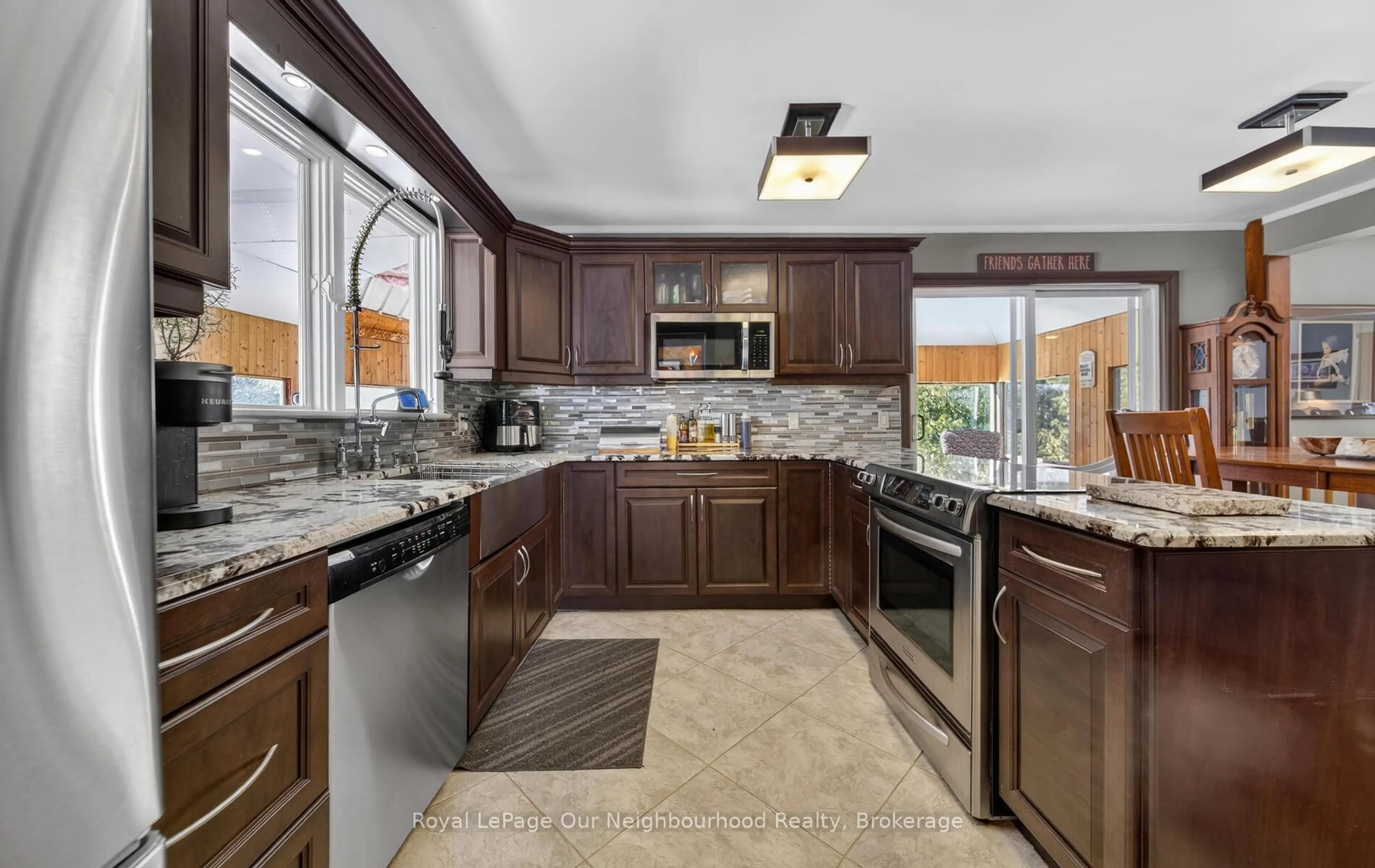 Open concept kitchen, ceramic/tile floor for 154 Collin Rd, Alnwick/Haldimand Ontario K0K 2G0