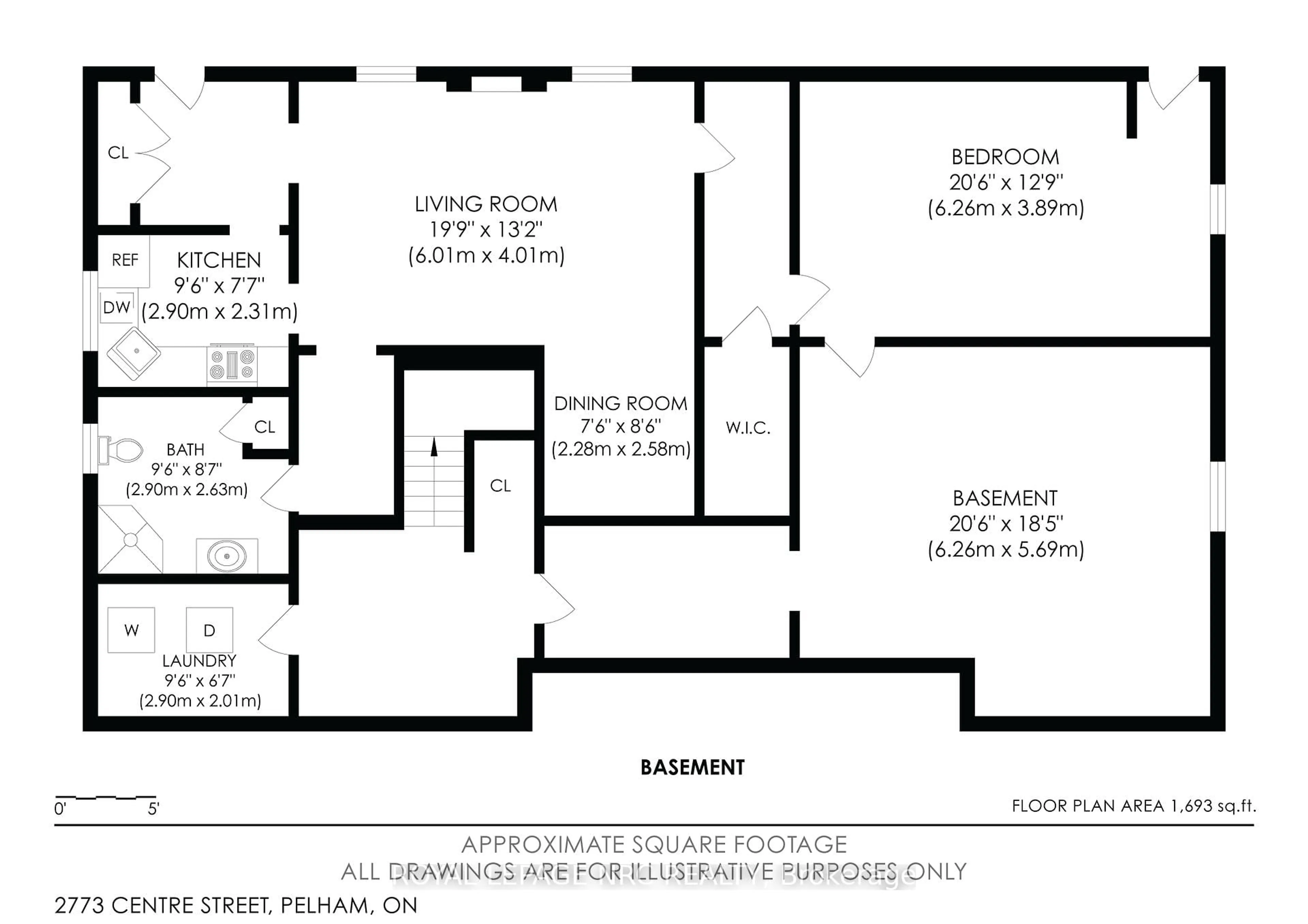 Floor plan for 2773 Centre St, Pelham Ontario L2R 6P7