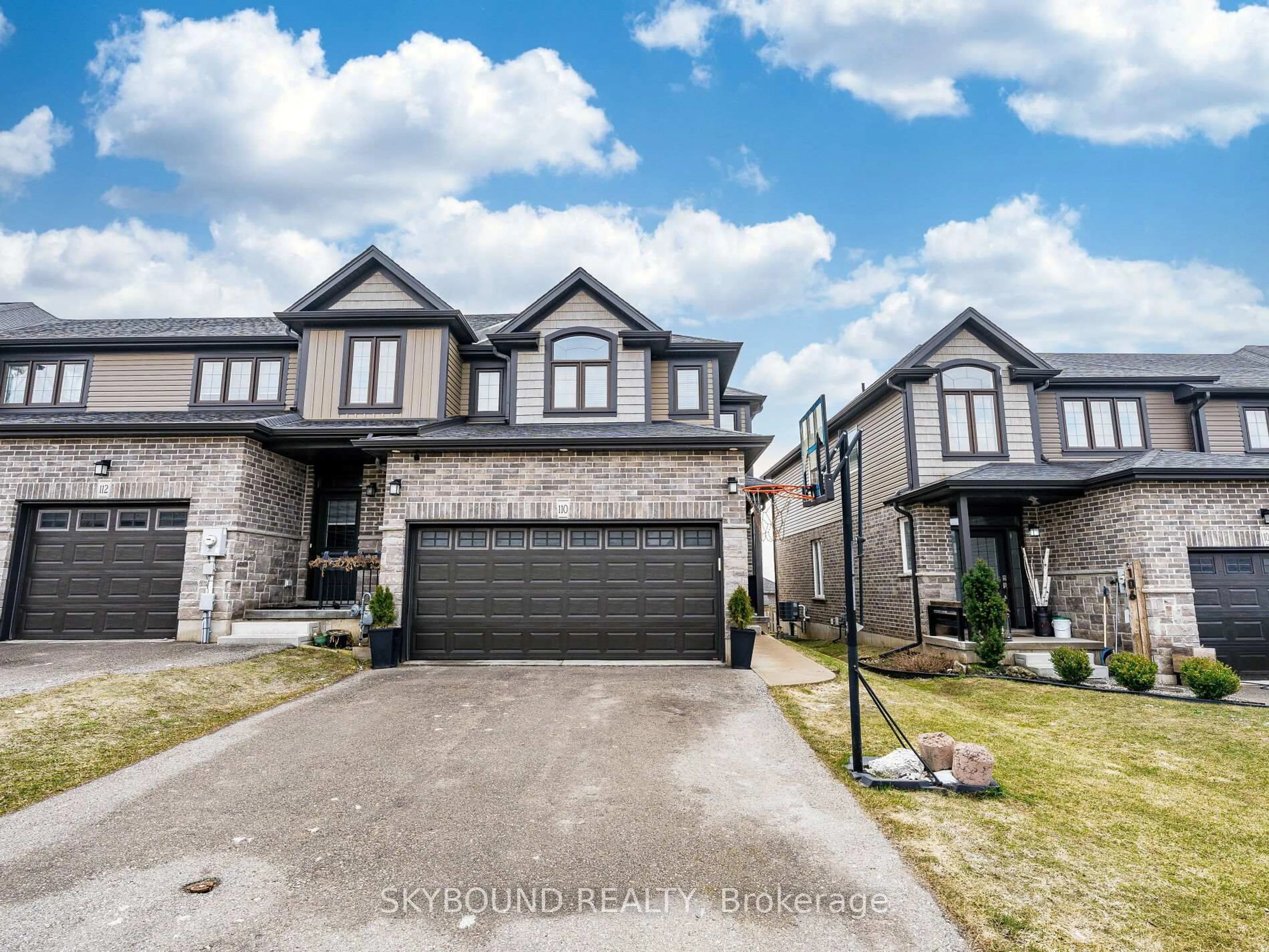 Home with brick exterior material, street for 110 Links Cres, Woodstock Ontario N4T 0P5