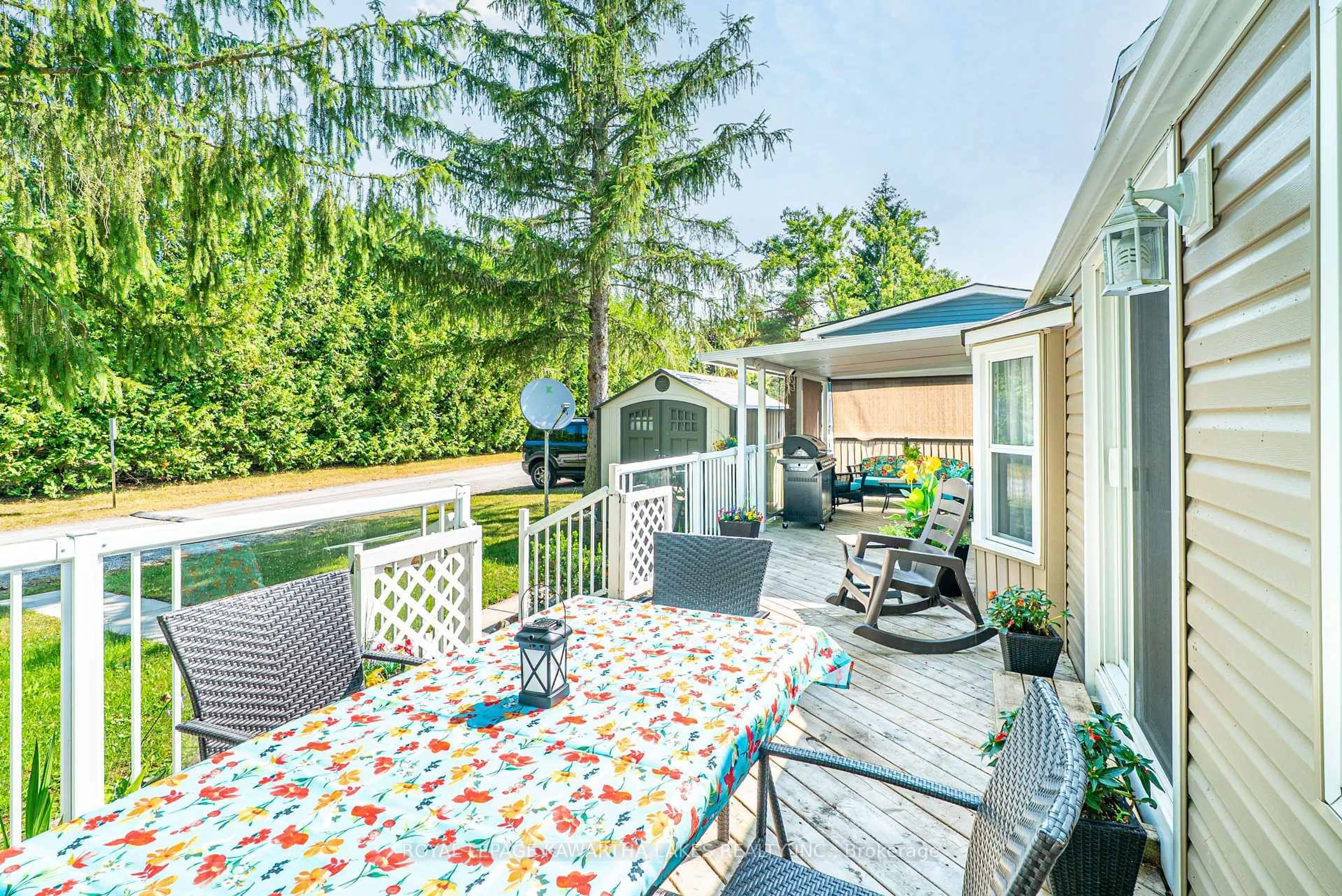 Patio, water/lake/river/ocean view for 2152 Hwy 36 #Lot 53, Kawartha Lakes Ontario K0M 1L0