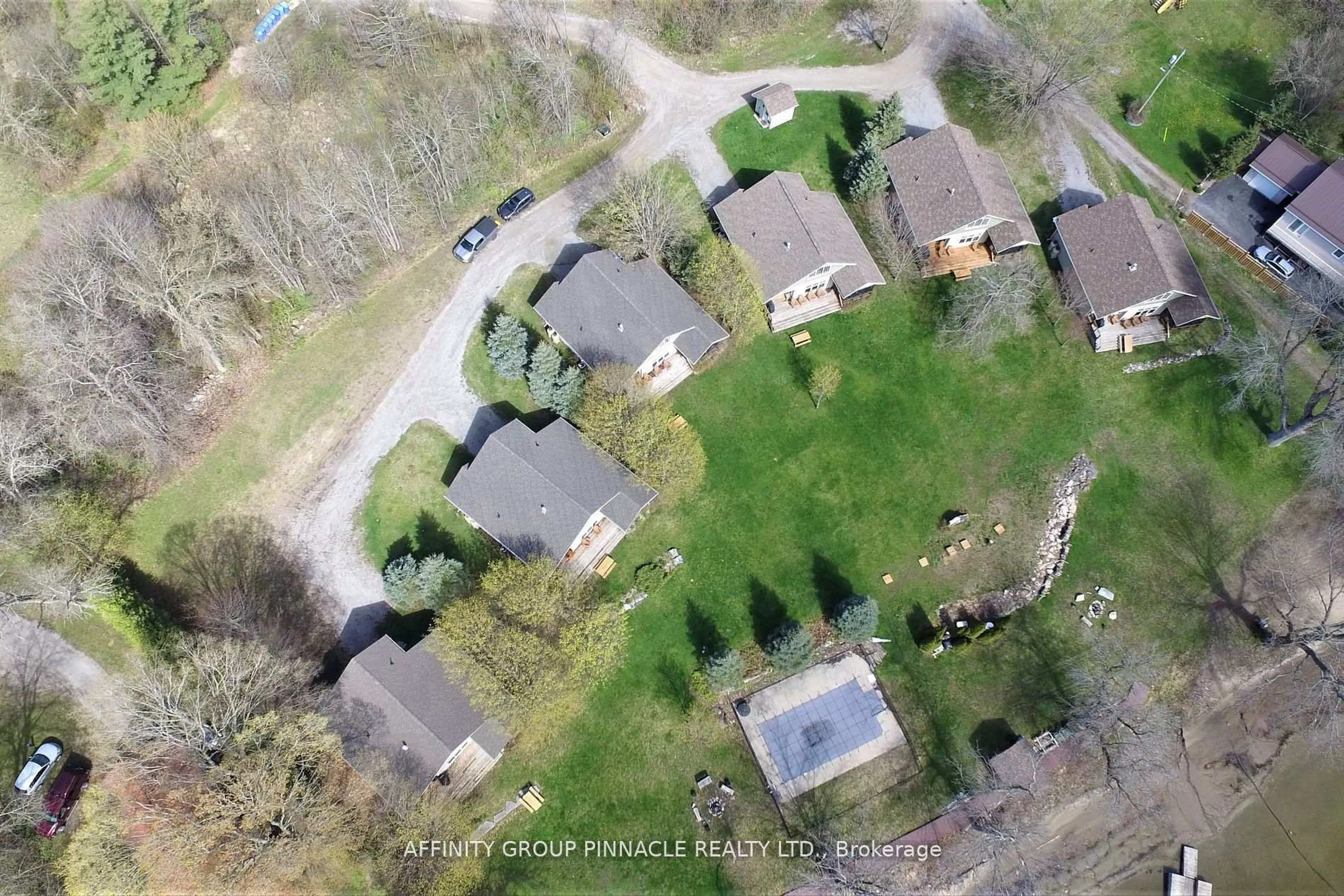 A pic from outside/outdoor area/front of a property/back of a property/a pic from drone, street for 6 Goldrock Rd #5-7-2, Kawartha Lakes Ontario K0M 1K0