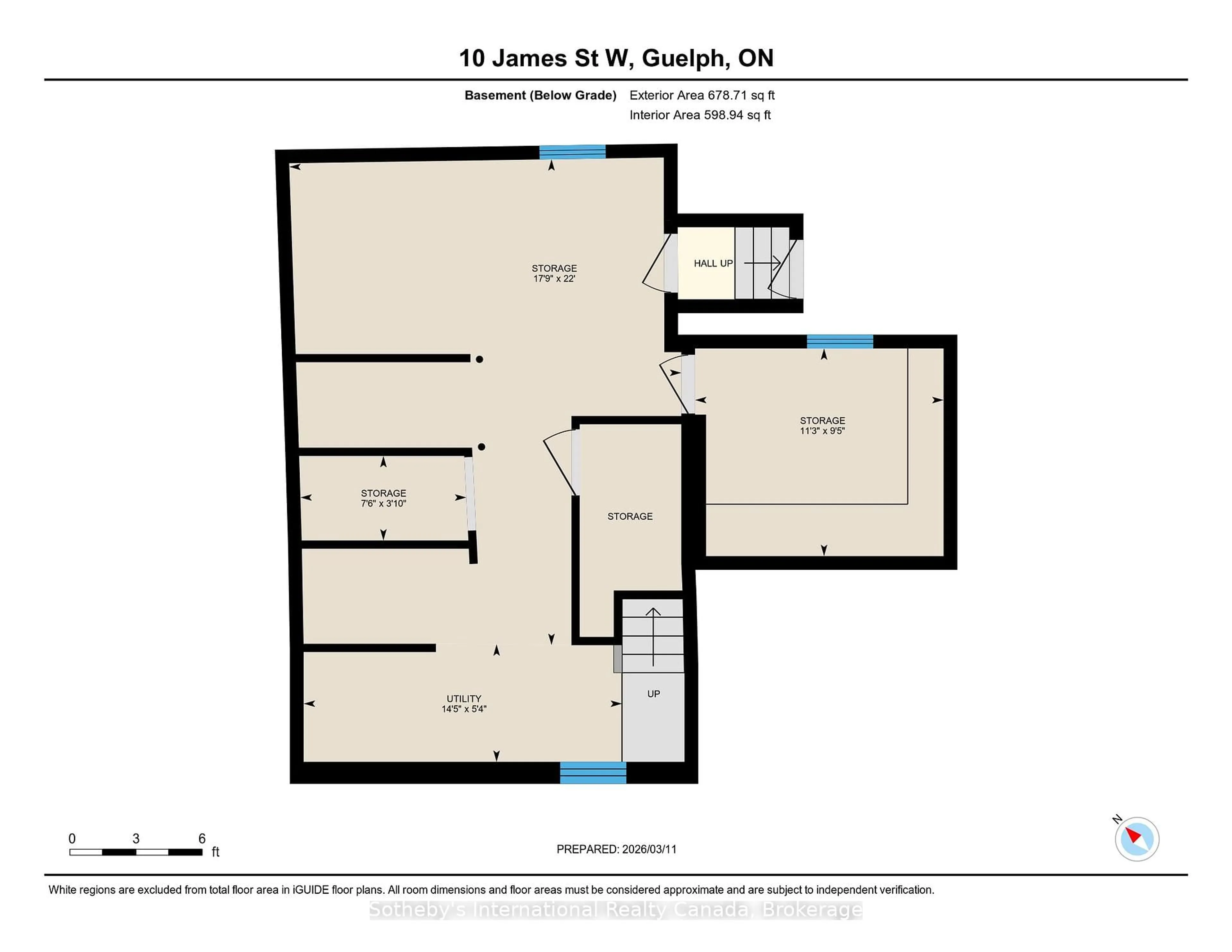 Floor plan for 10 James St, Guelph Ontario N1G 1E2