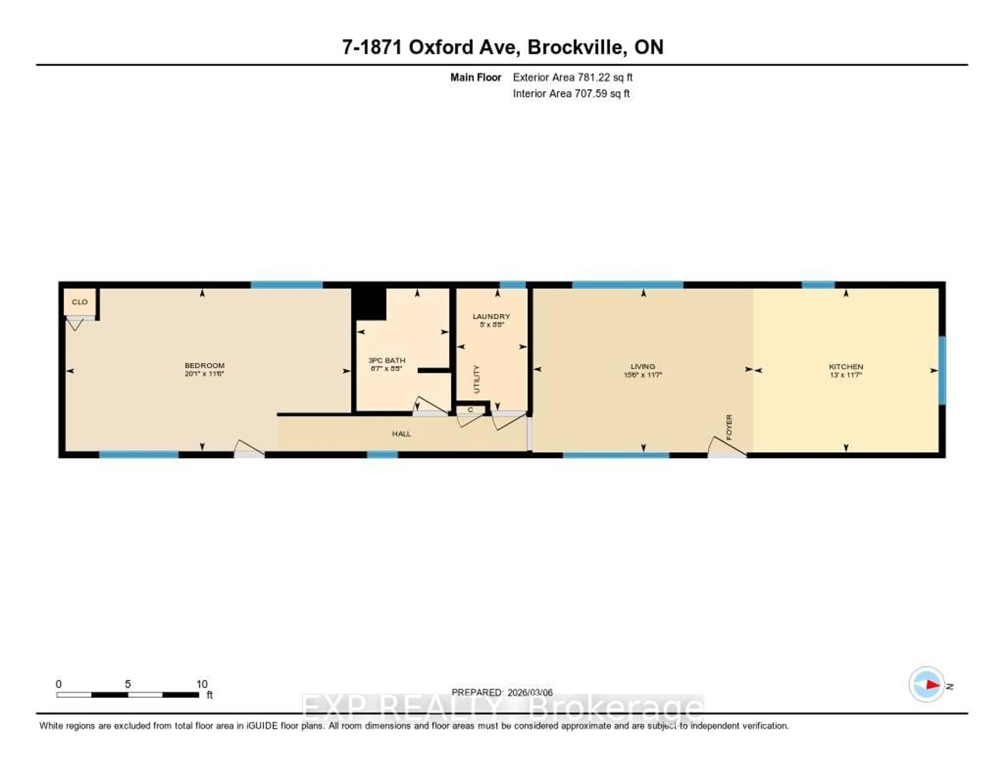 Floor plan for 1871 Oxford Ave #7, Elizabethtown-Kitley Ontario K6V 7B5